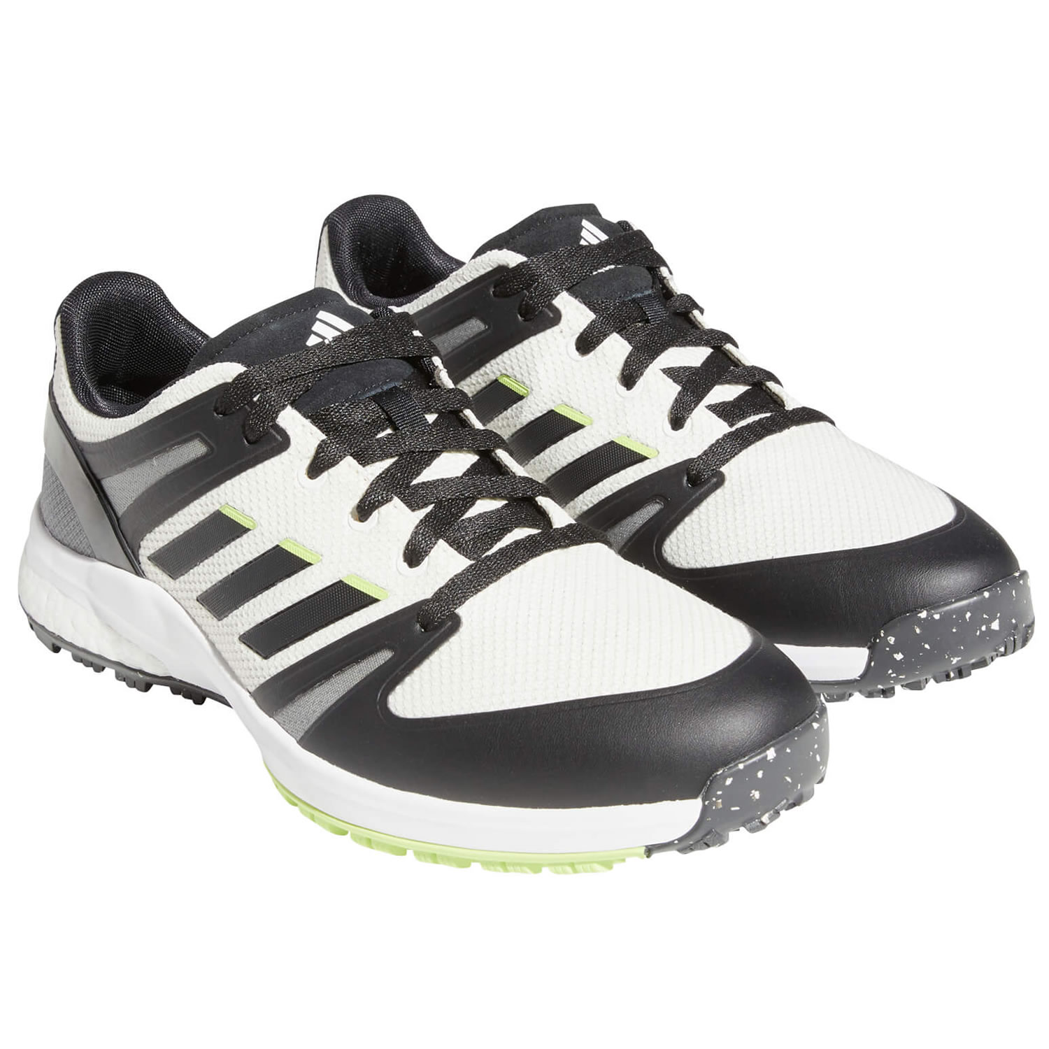 adidas EQT SL Golf Shoes Non Dyed/Core Black/Pulse Lime | Scottsdale Golf