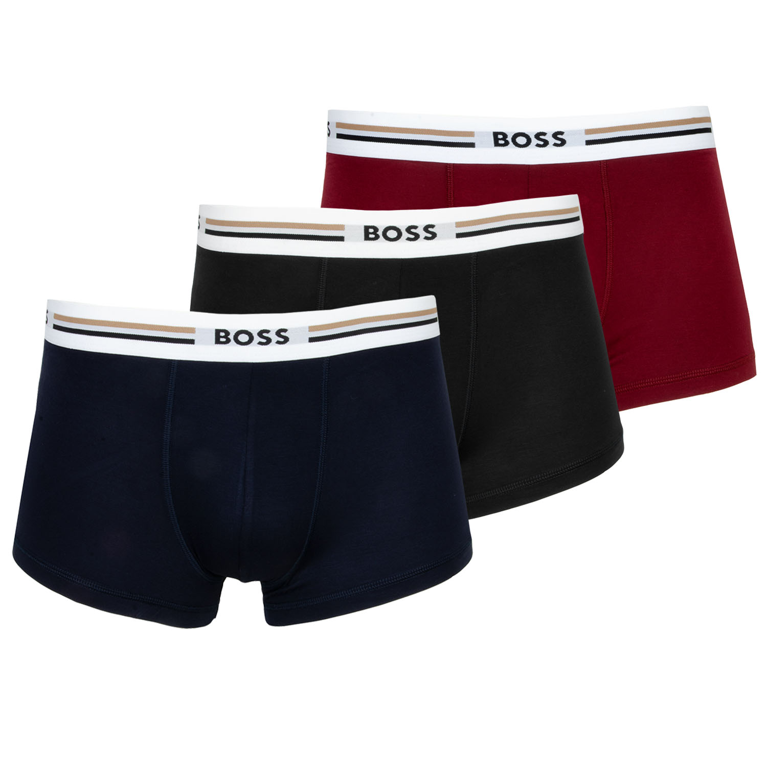 BOSS Stretch Cotton Trunks 3 Pack