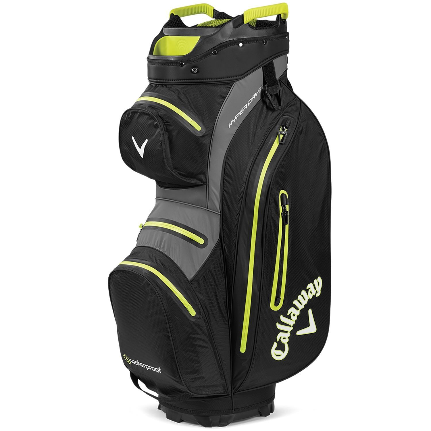Callaway 2020 Hyper Dry 15 Waterproof Golf Cart Bag Black/Charcoal