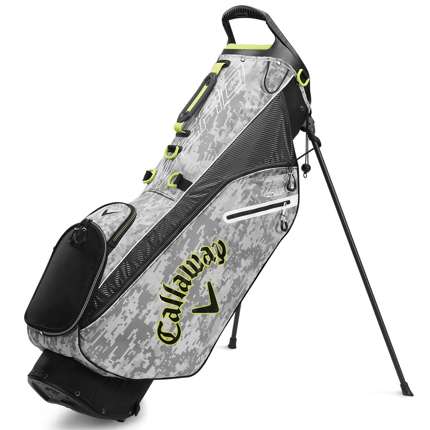 Callaway 2020 Hyper Lite Zero Golf Stand Bag Digi Camo/Yellow/White