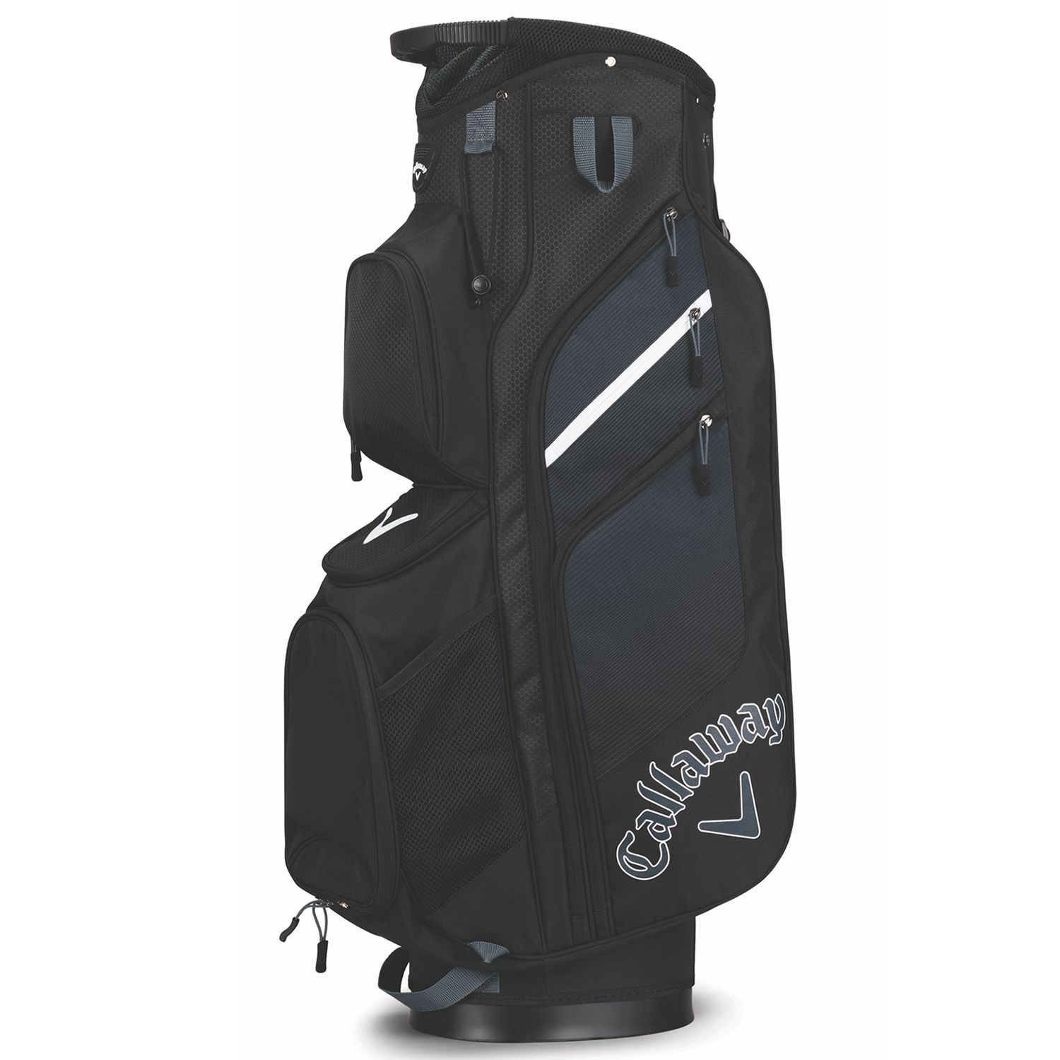 Callaway 2018 Chev Org Golf Cart Bag Black/Titanium/White | Scottsdale Golf