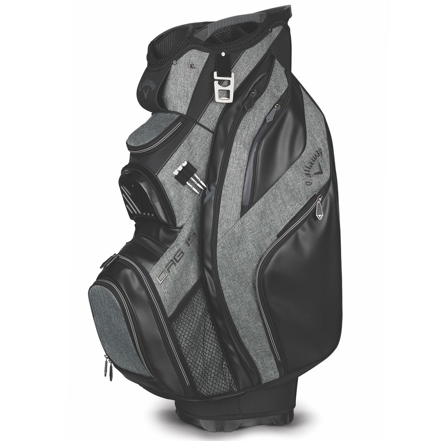 Callaway 2018 Org 15 Golf Cart Bag Black/Titanium/Silver | Scottsdale Golf