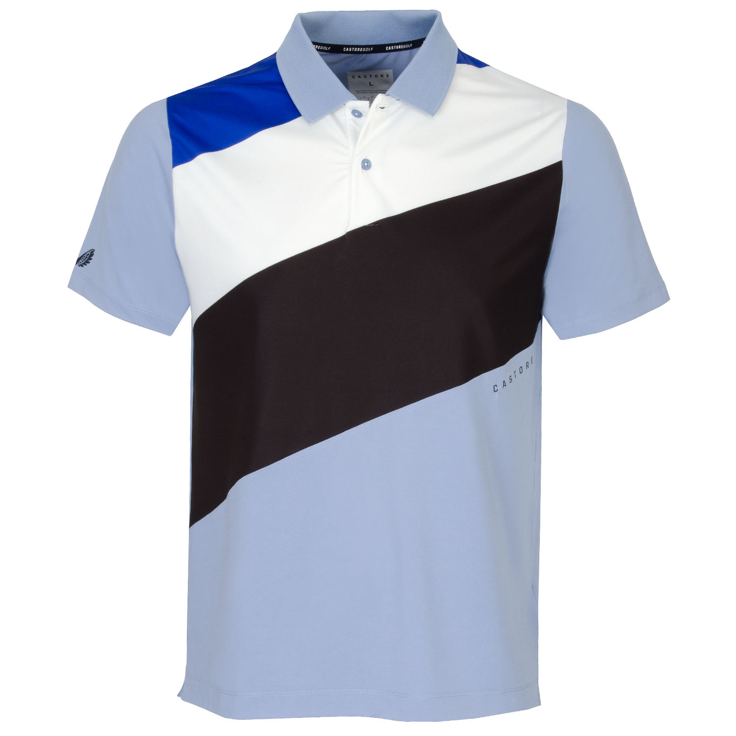Image of Castore Colourblock Golf Polo Shirt