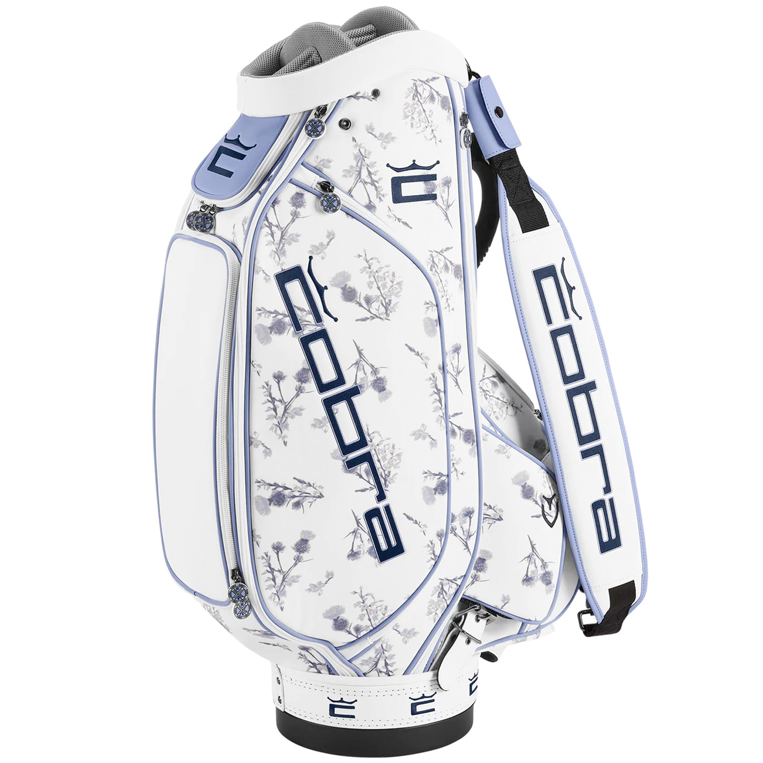 Cobra Thistle Limited Edition Golf Tour Staff Bag Bright White/Lavender