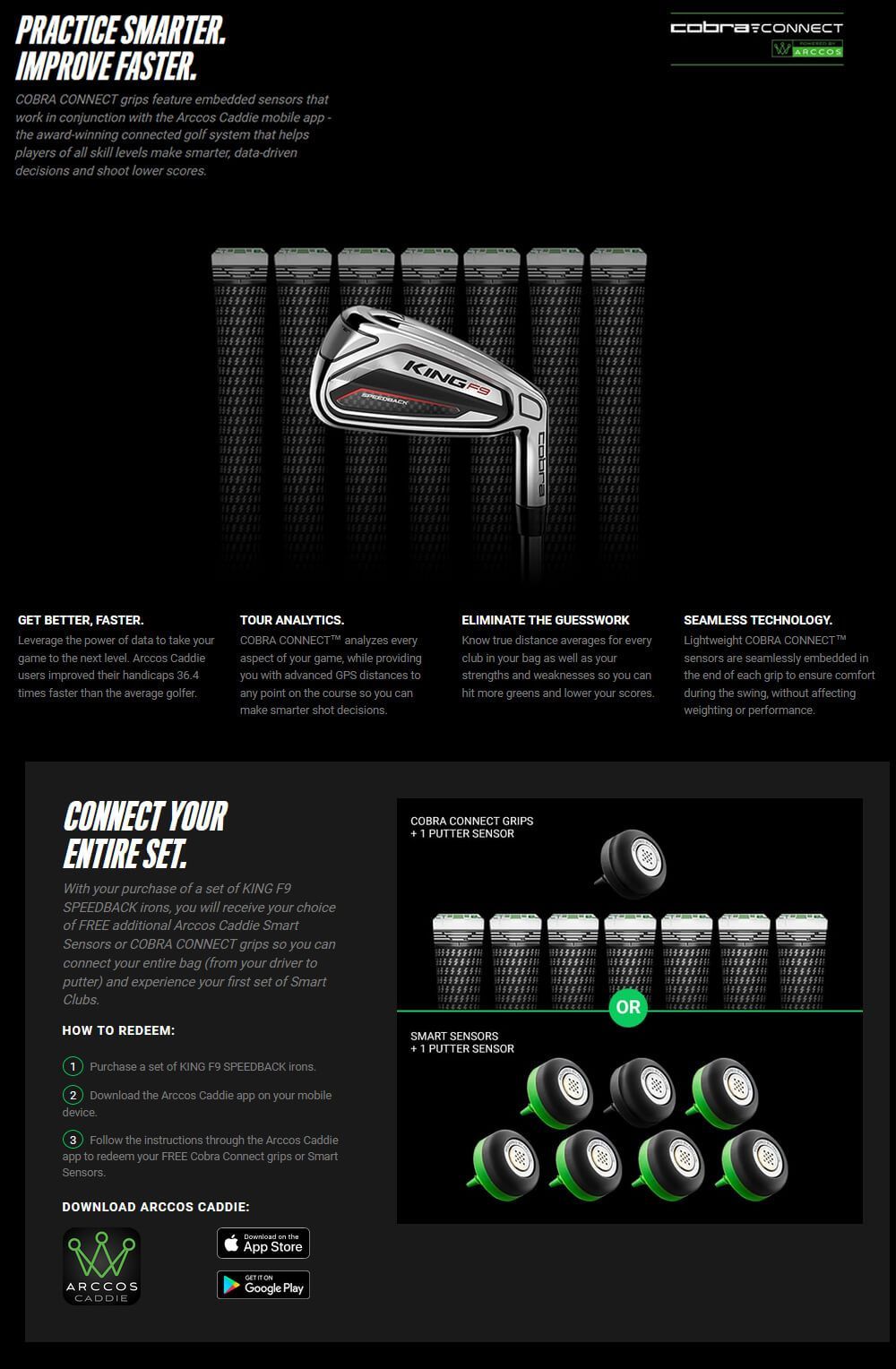 Cobra KING F9 Golf Irons Steel | Scottsdale Golf
