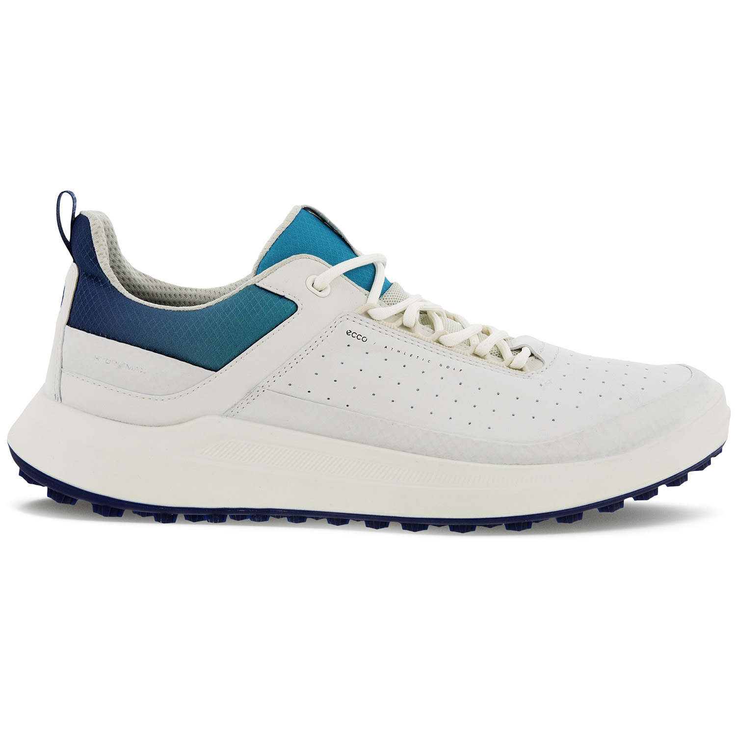 ECCO Core Golf Shoes White/Blue Depths/Caribbean Scottsdale Golf