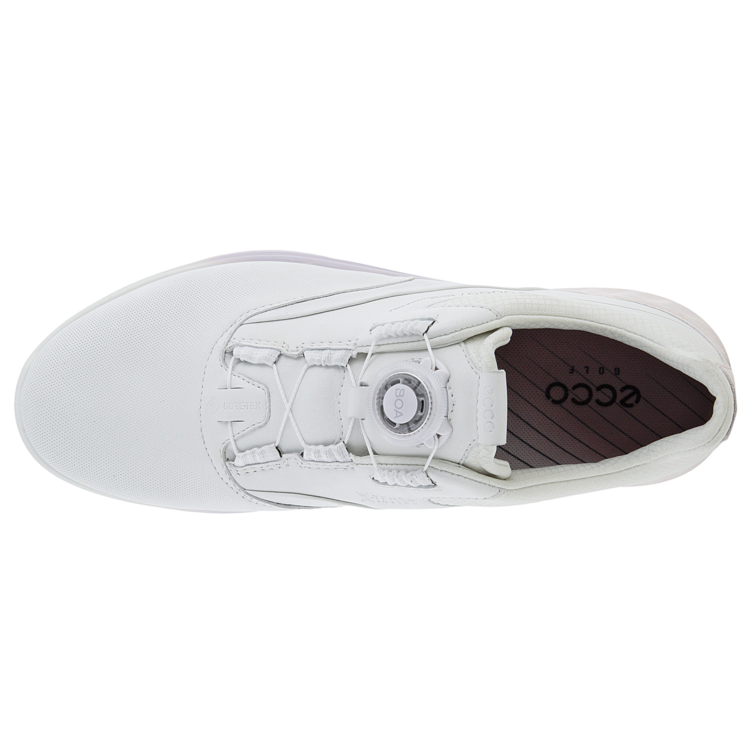 ECCO S Three BOA Ladies Golf Shoes White/Delicacy/White | Scottsdale Golf