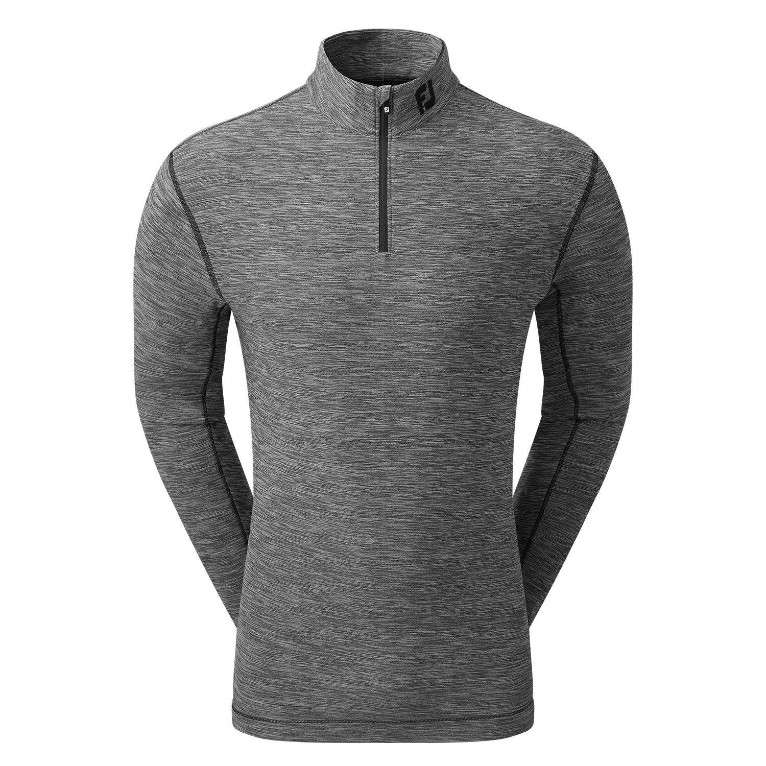 FootJoy Heather Space Dye Chill Out Zip Neck Golf Sweater