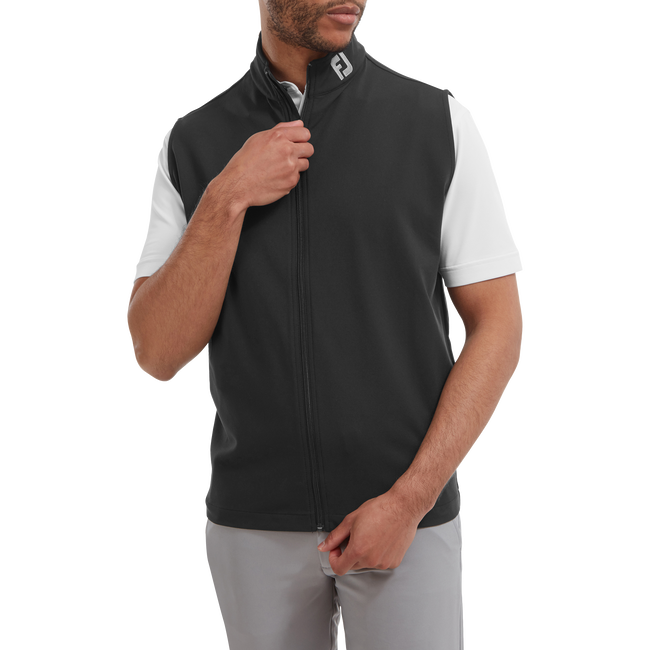 FootJoy Full Zip Knit Golf Vest Black 88455 Scottsdale Golf