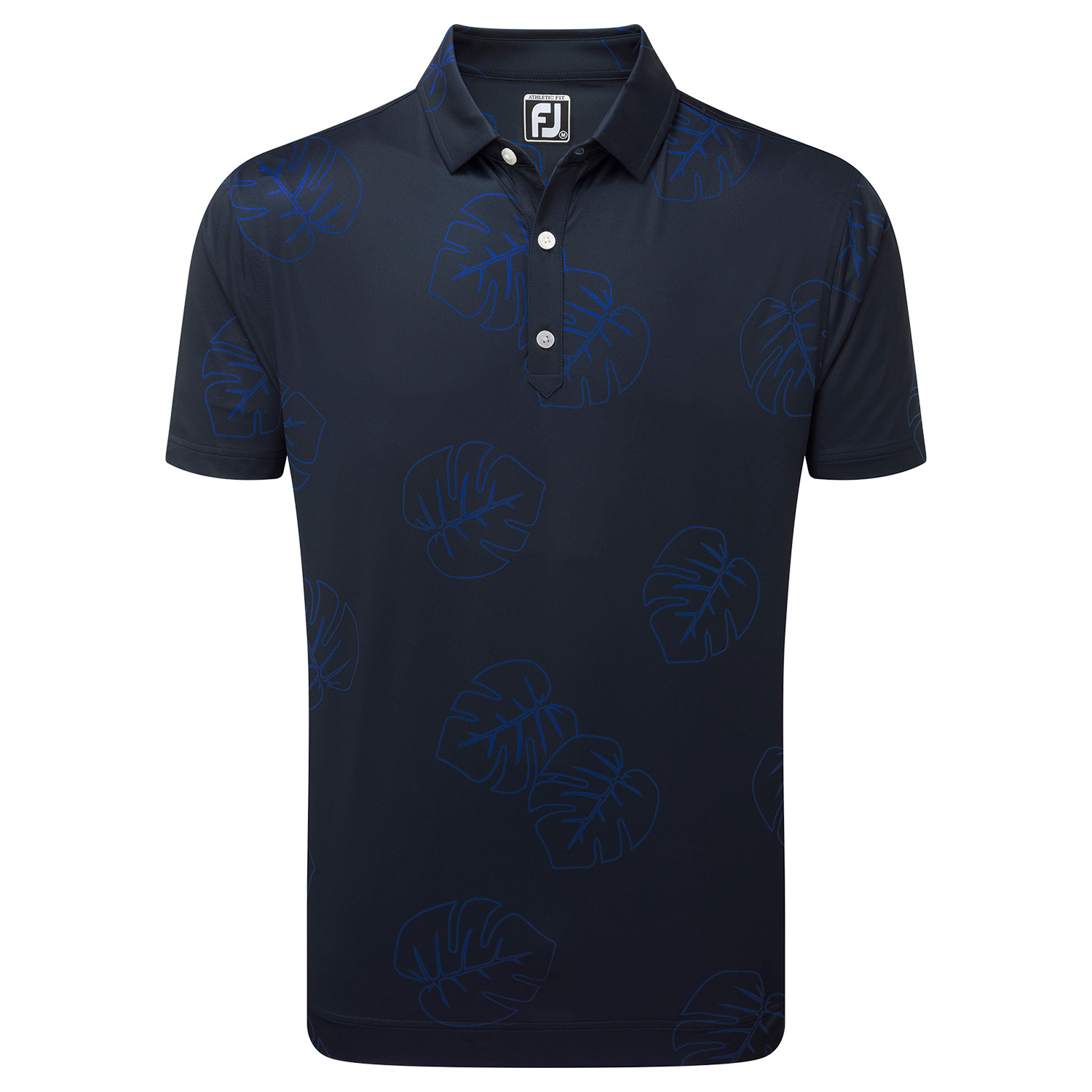 FootJoy Jungle Leaf Print Golf Polo Shirt