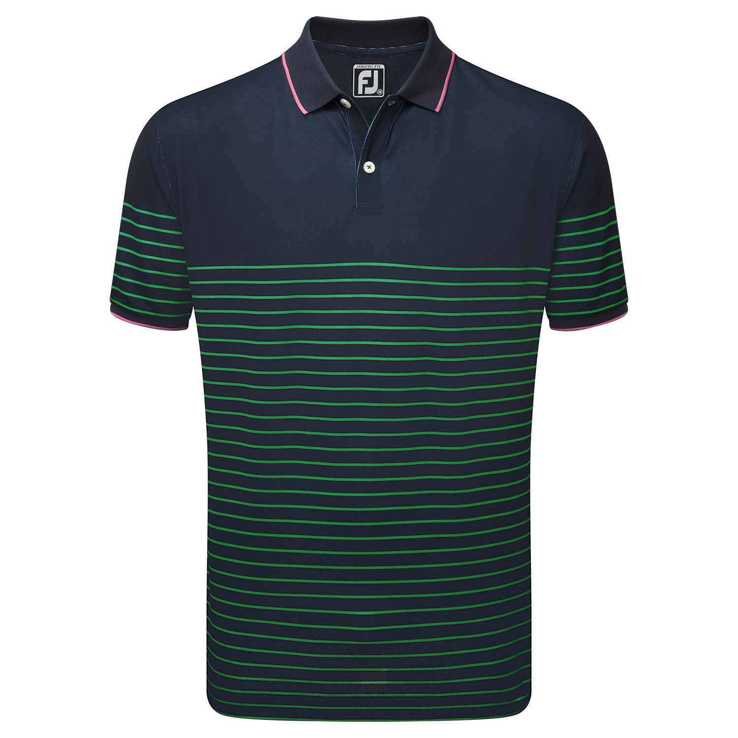 FootJoy Breton Stripe Pique Golf Polo Shirt