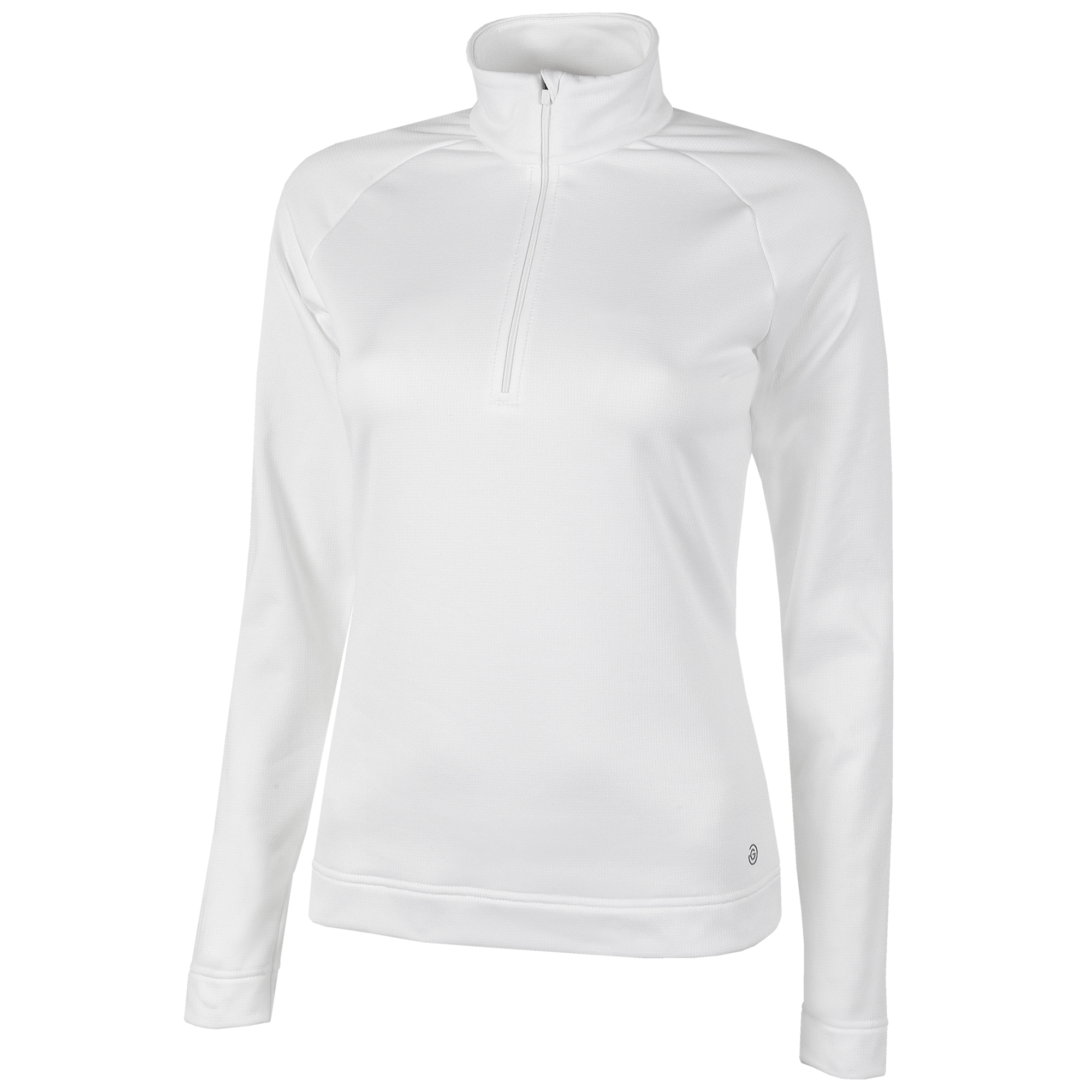 Galvin Green Dolly Ladies Insula Zip Neck Pullover White | Scottsdale Golf
