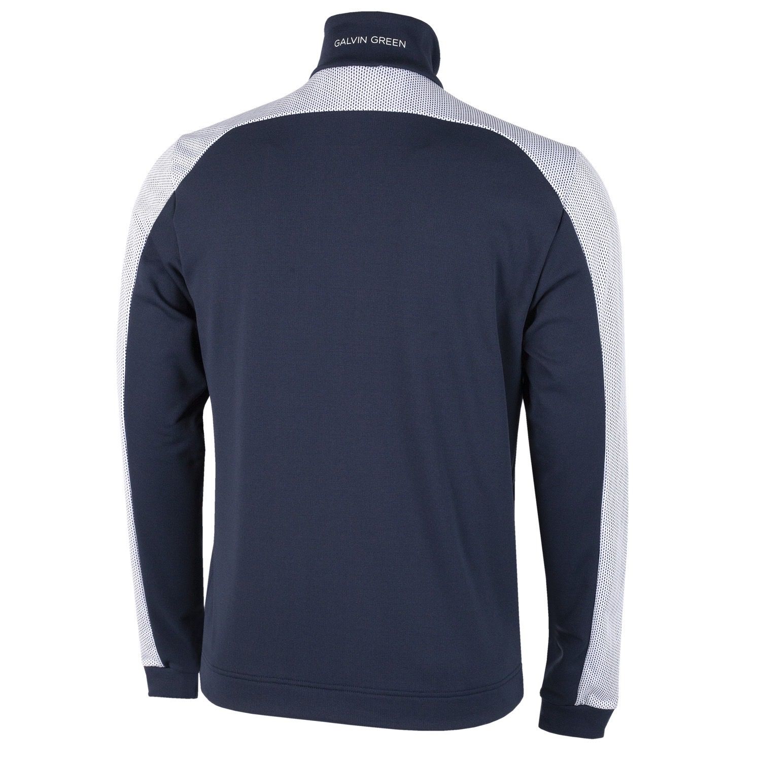 Galvin Green Dwight Insula Half Zip Sweater Navy/White | Scottsdale Golf