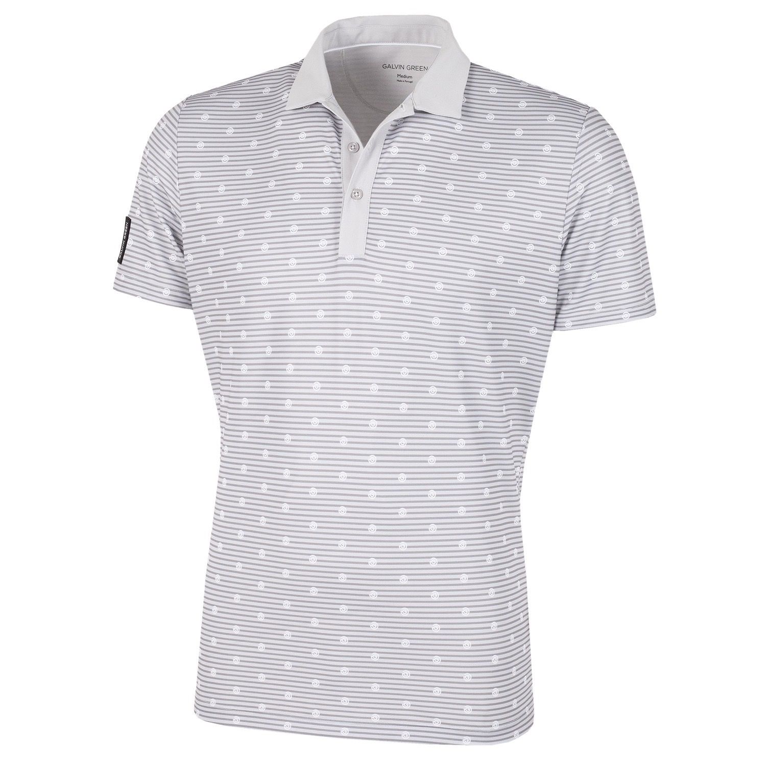 Galvin Green Monty Ventil8 Plus Polo Shirt White/Cool Grey | Scottsdale ...