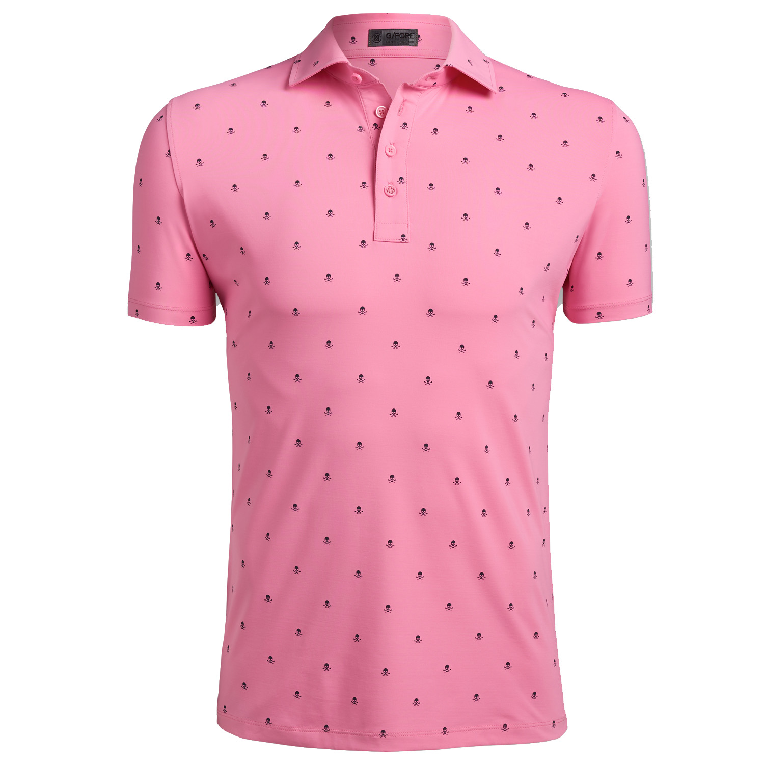 G/FORE Mini Skull & Tees Button Down Polo Shirt