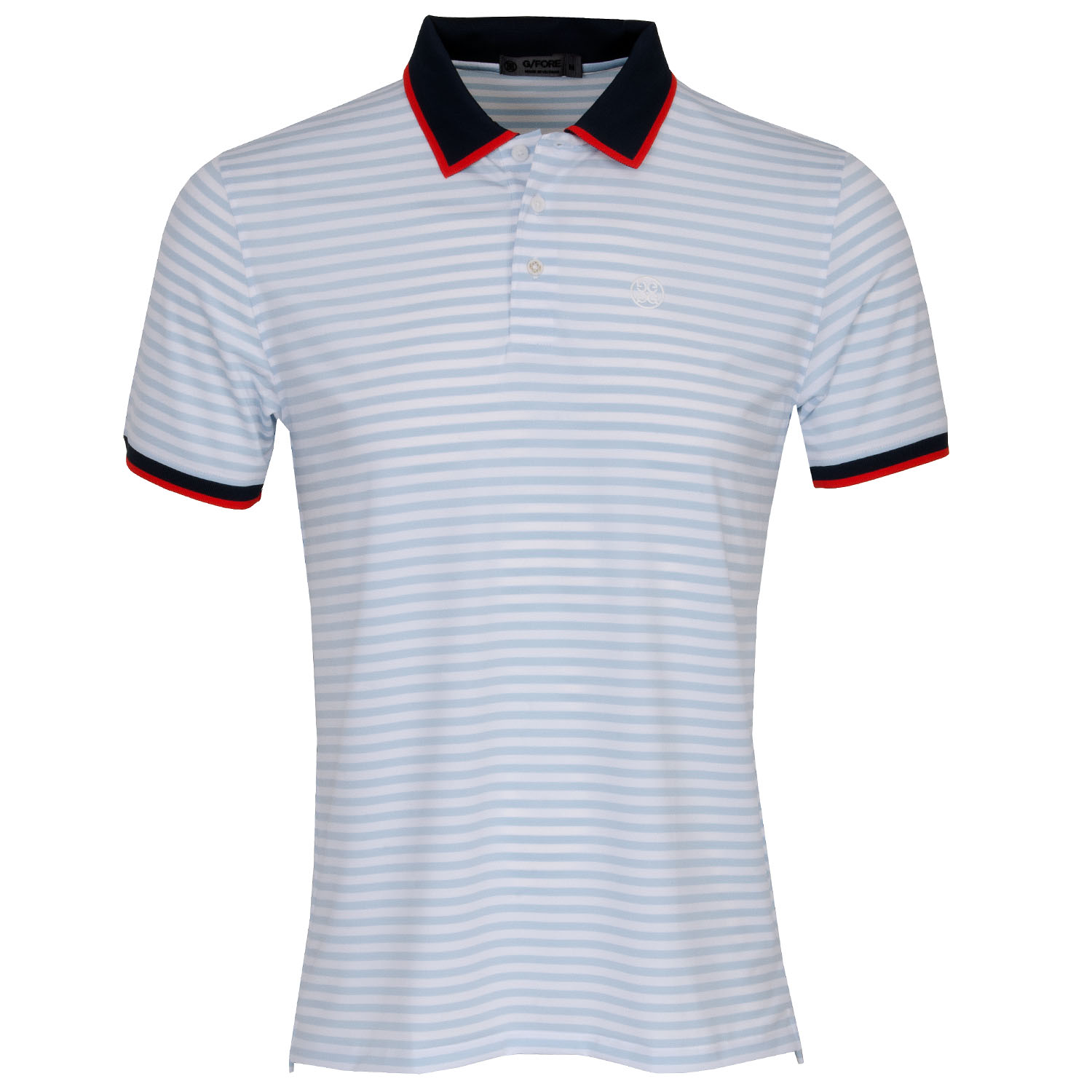 Image of G/FORE Staple Stripe Polo Shirt