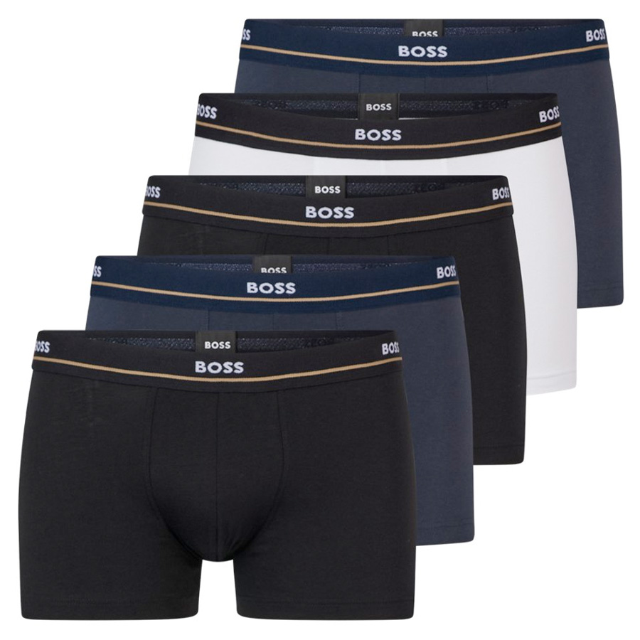 BOSS Essential Trunks 5 Pack