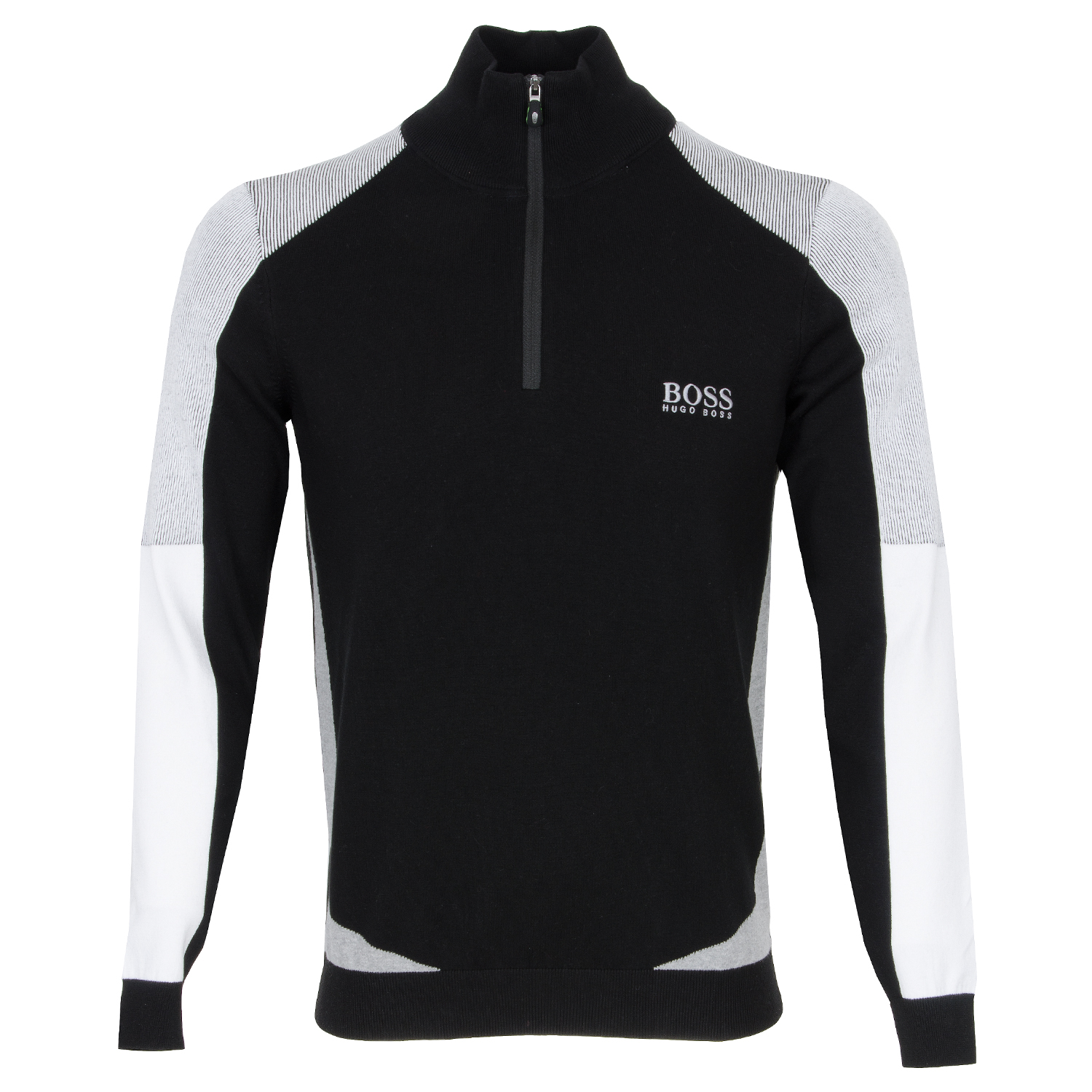 hugo boss zip neck jumper