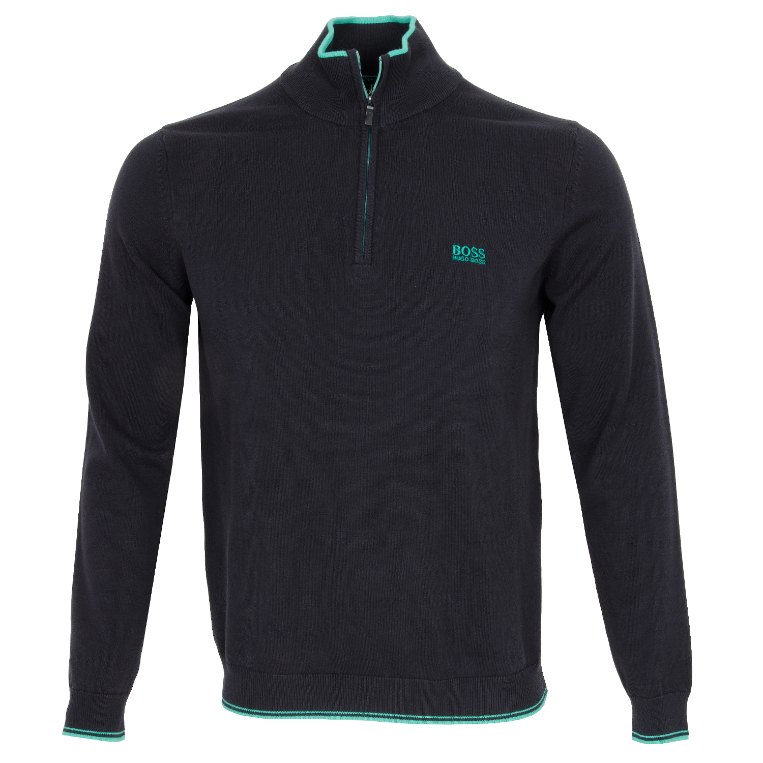 boss zimex zip neck sweater