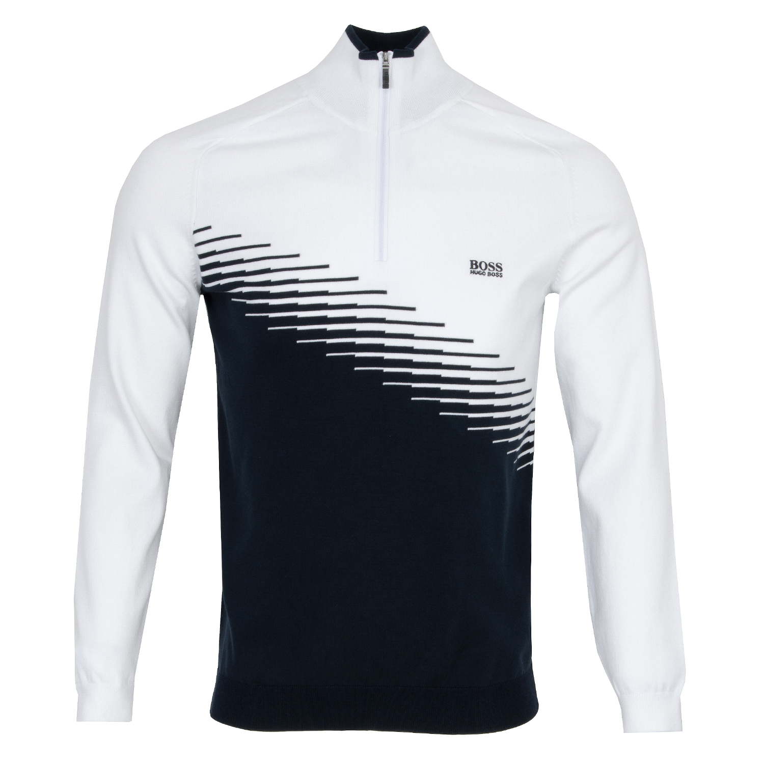 hugo boss zip neck