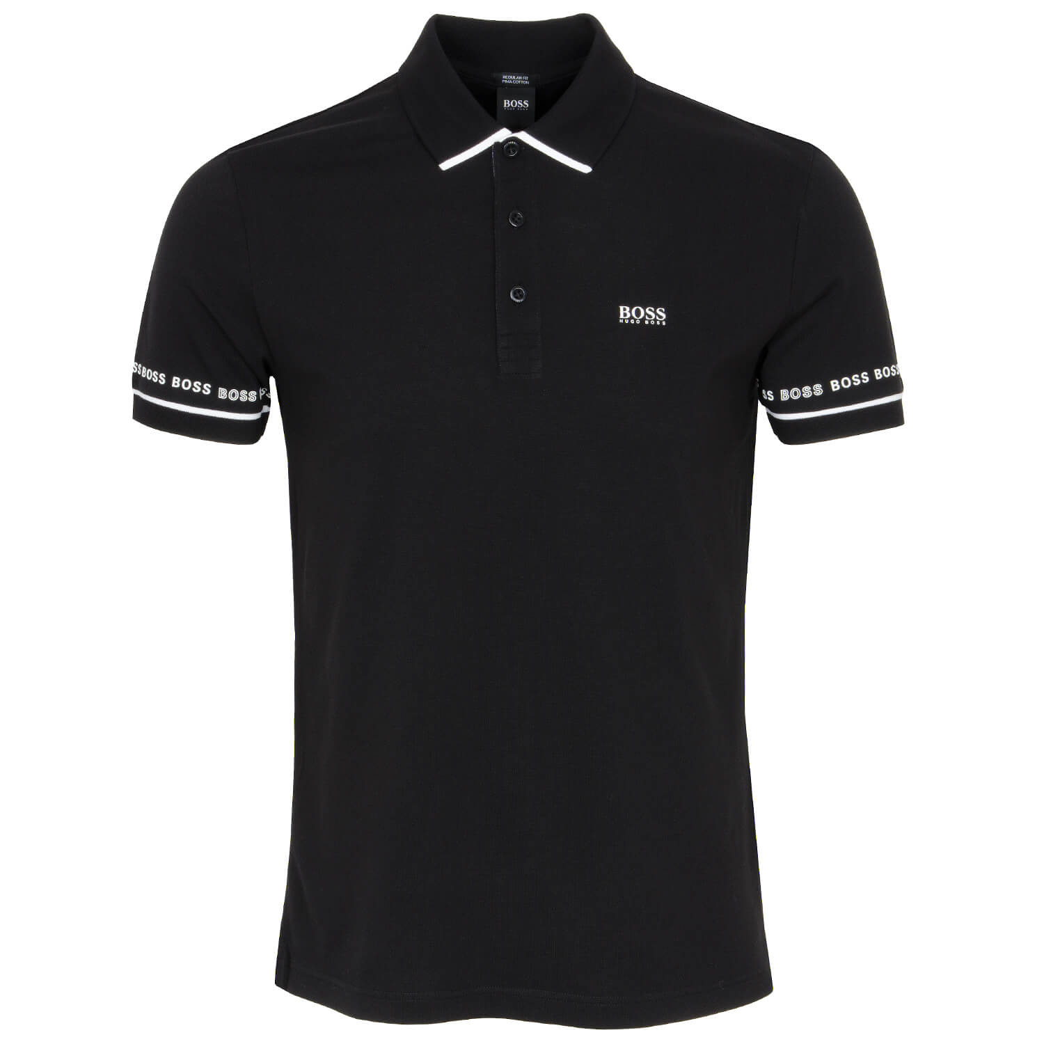 HUGO BOSS Paddy 1 Polo Shirt Black | Scottsdale Golf