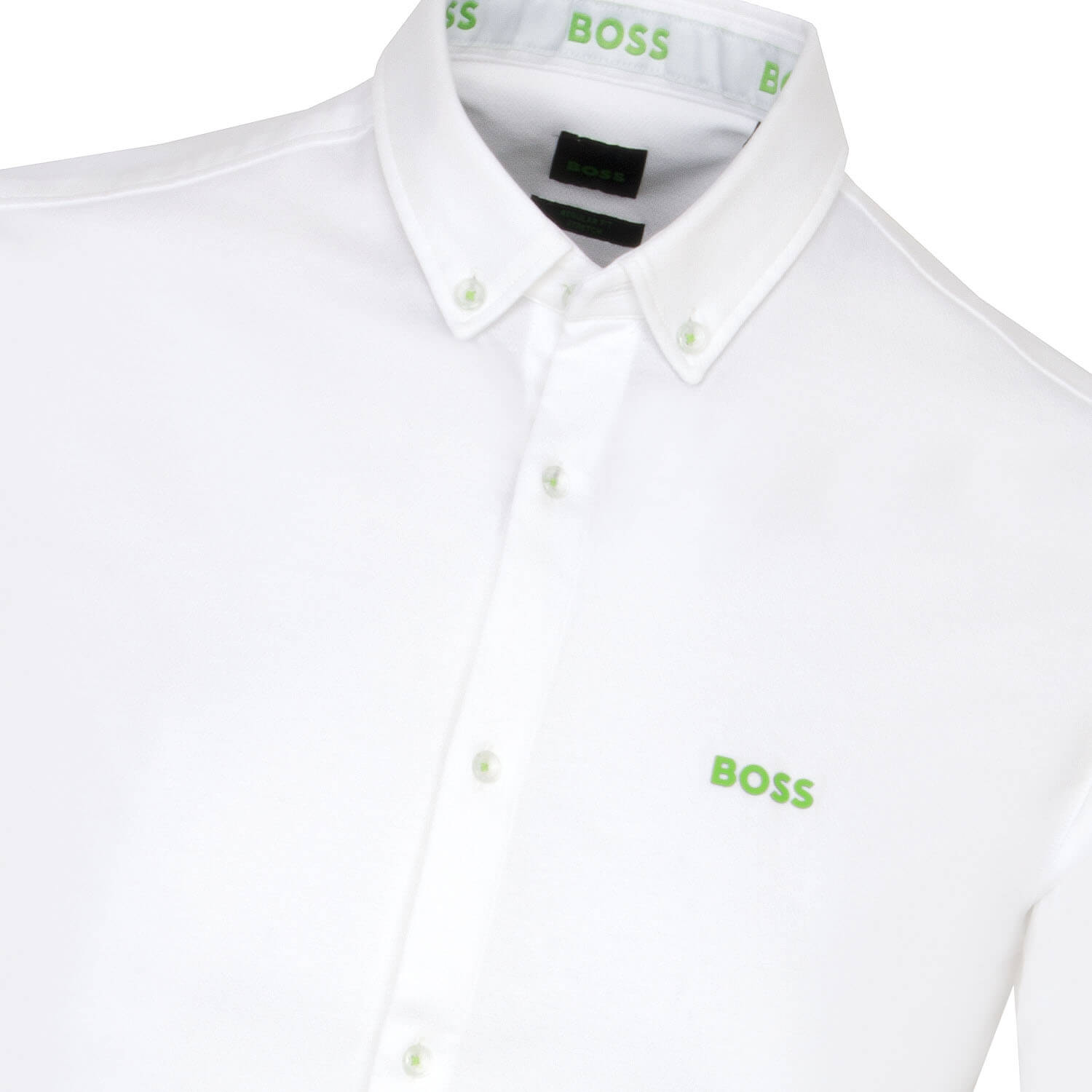 HUGO BOSS Biadia R Short Sleeve Dress Shirt White | Scottsdale Golf