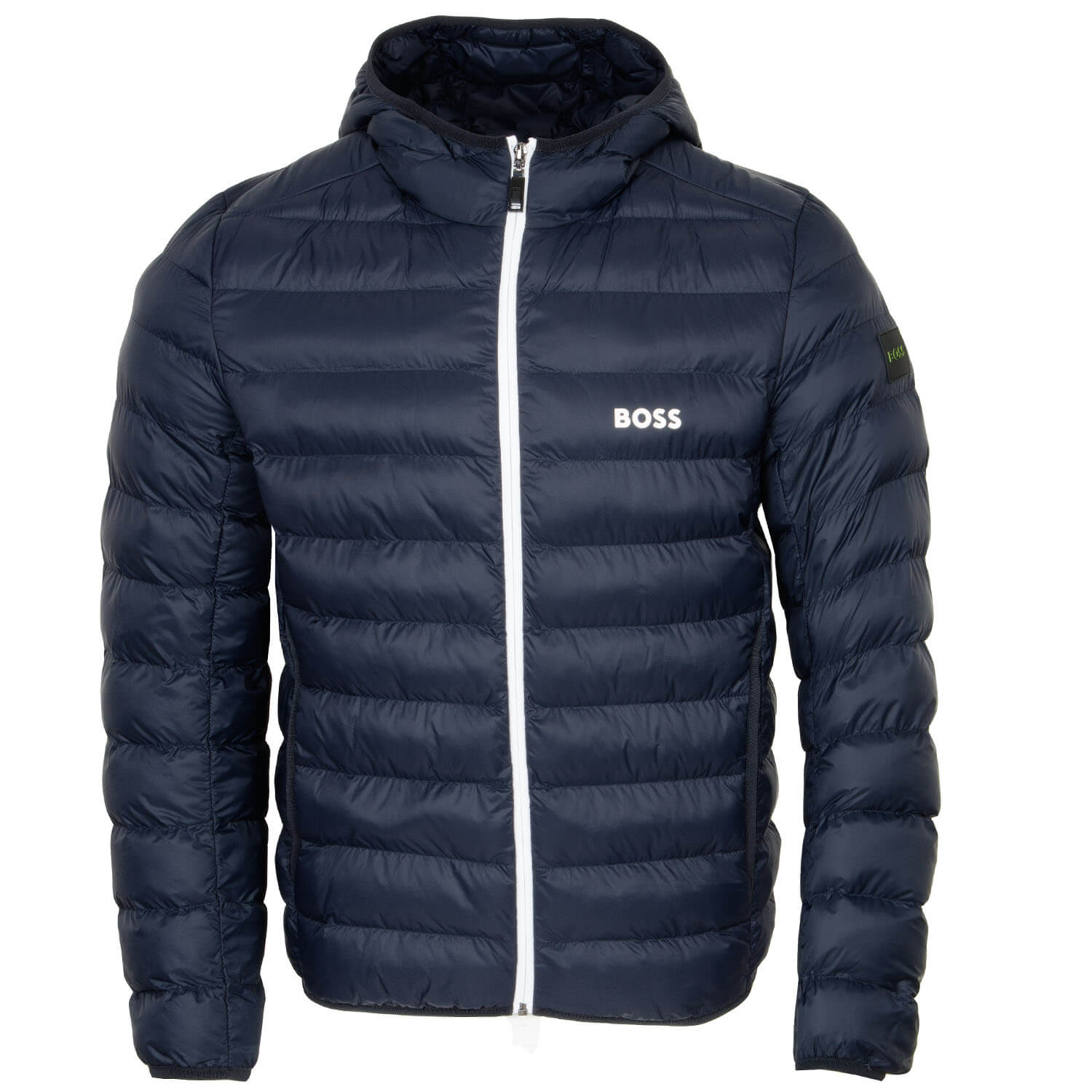 HUGO BOSS J Thor Hooded Padded Jacket Dark Blue | Scottsdale Golf