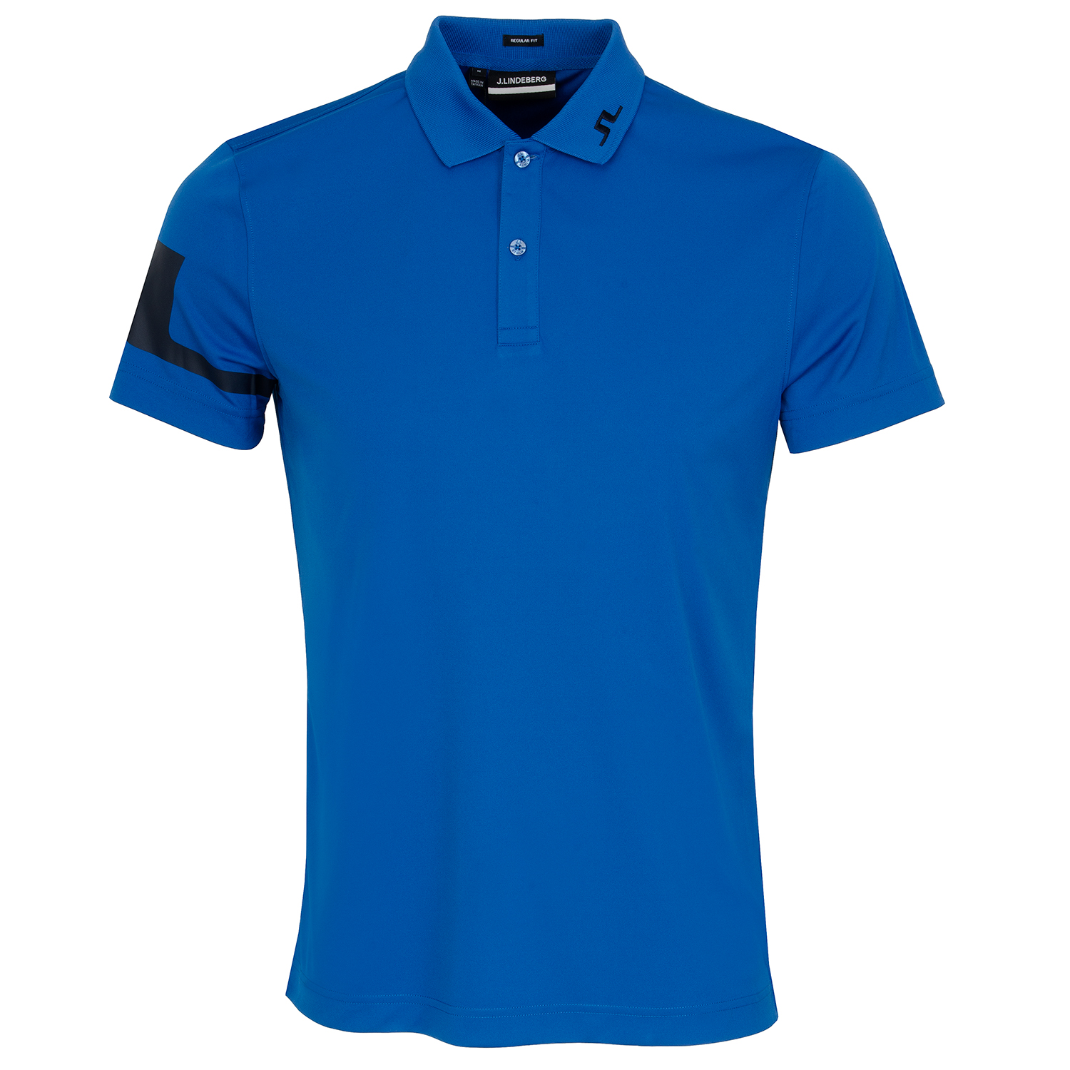 J Lindeberg Heath Polo Shirt Egyptian Blue | Scottsdale Golf
