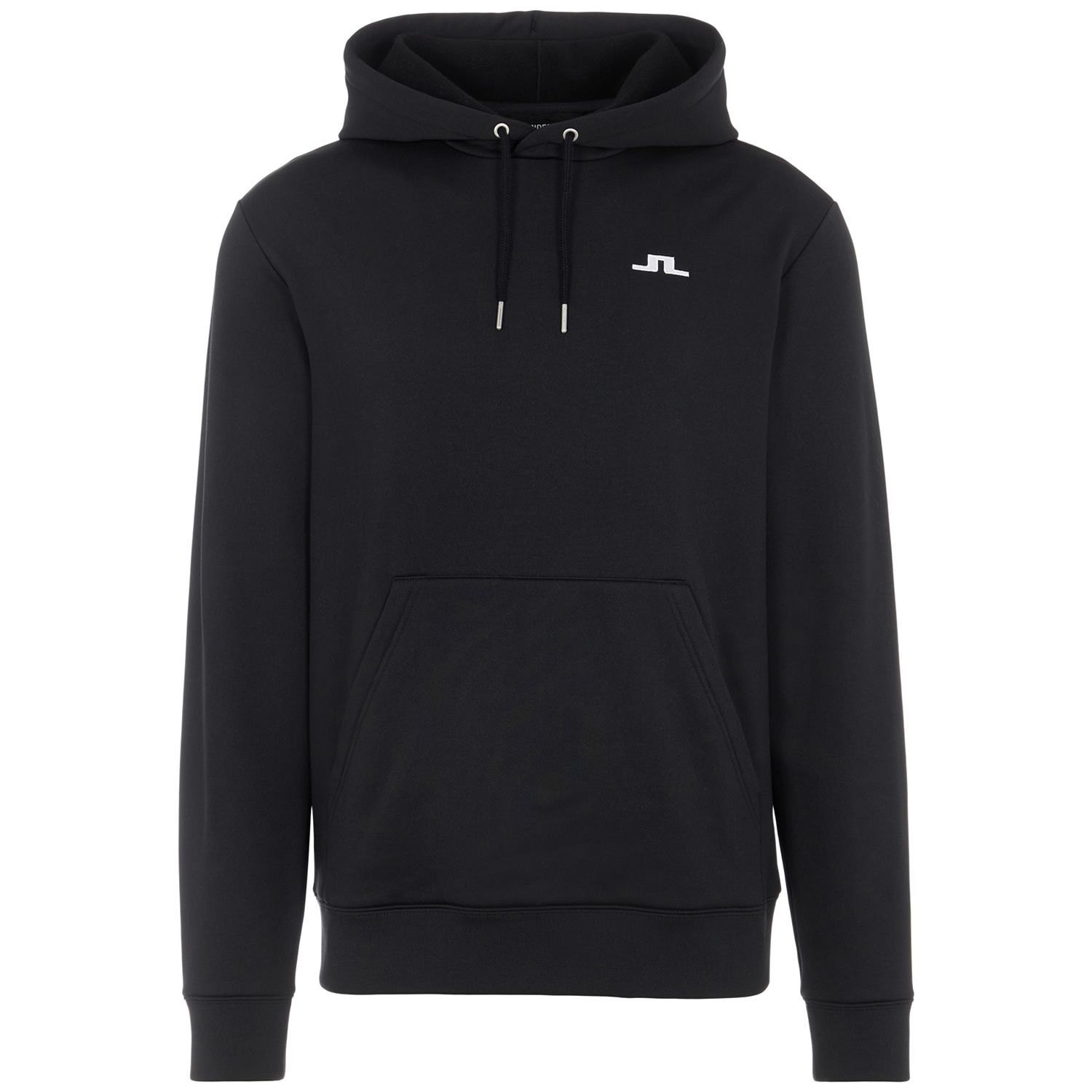 J Lindeberg Stretch Fleece Hoodie Black | Scottsdale Golf