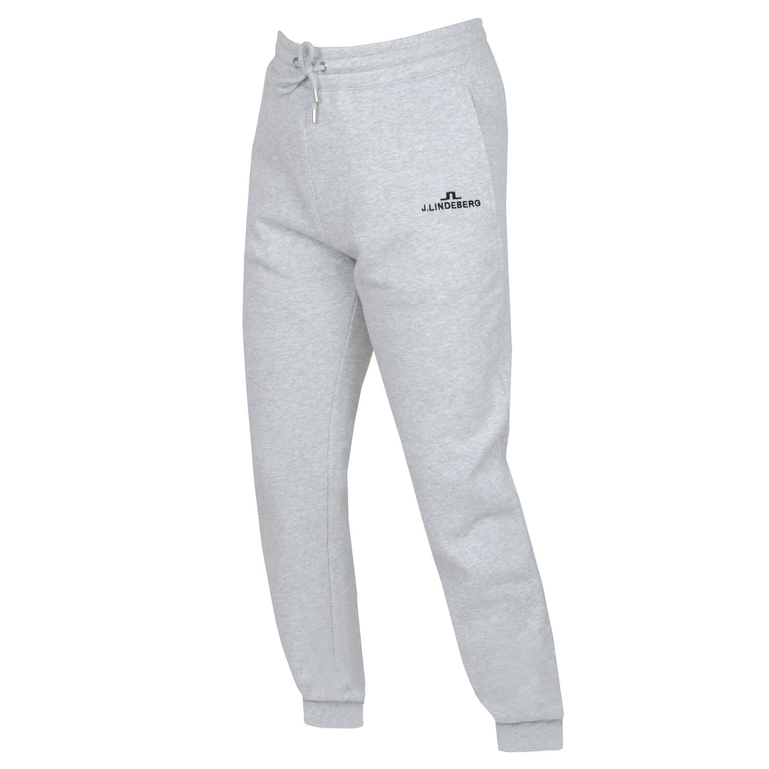 J Lindeberg Alpha Sweat Pants Stone Grey Melange | Scottsdale Golf