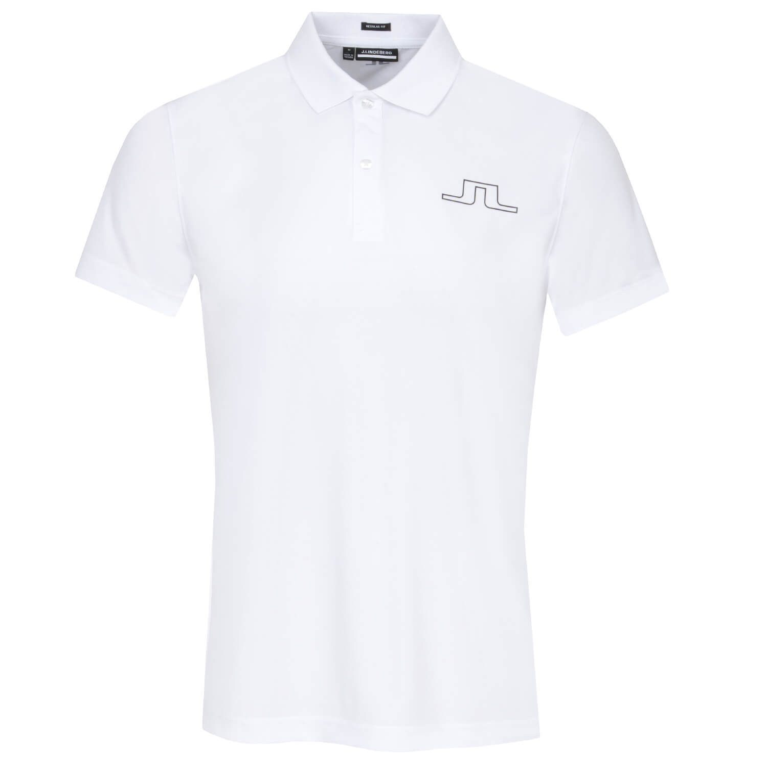 J Lindeberg Bridge Polo Shirt White | Scottsdale Golf