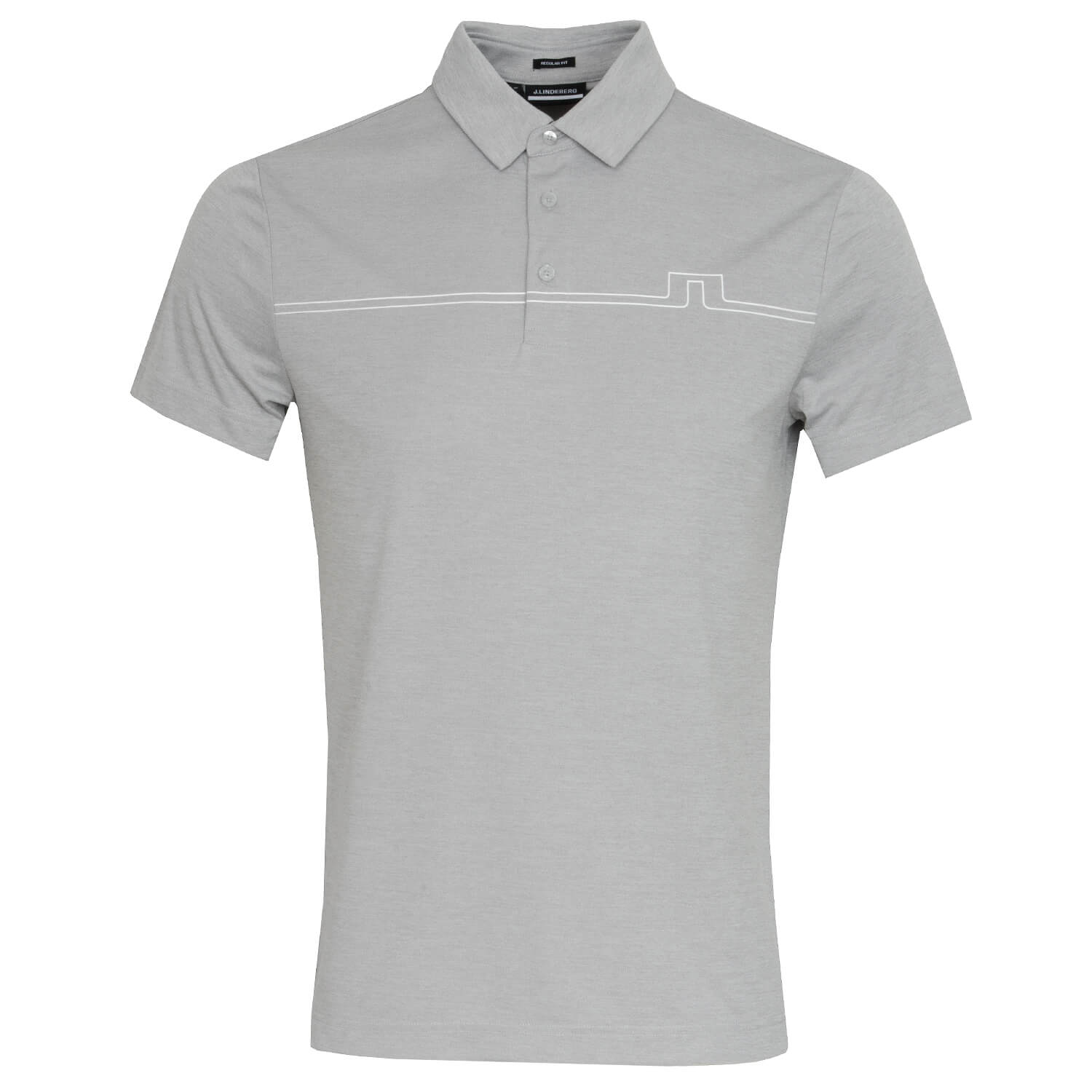 J Lindeberg Clay Polo Shirt Micro Chip Melange | Scottsdale Golf