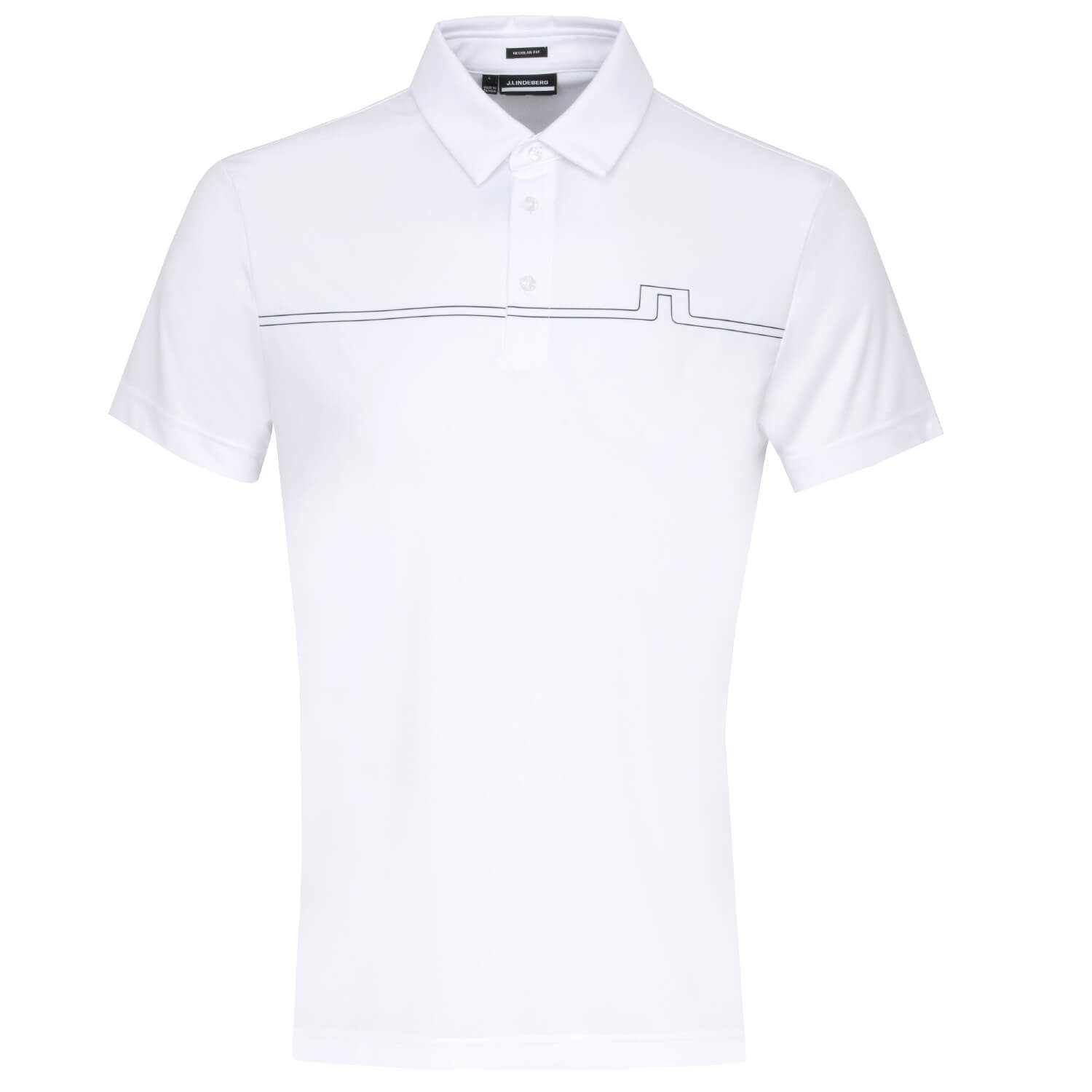 J Lindeberg Clay Polo Shirt White | Scottsdale Golf