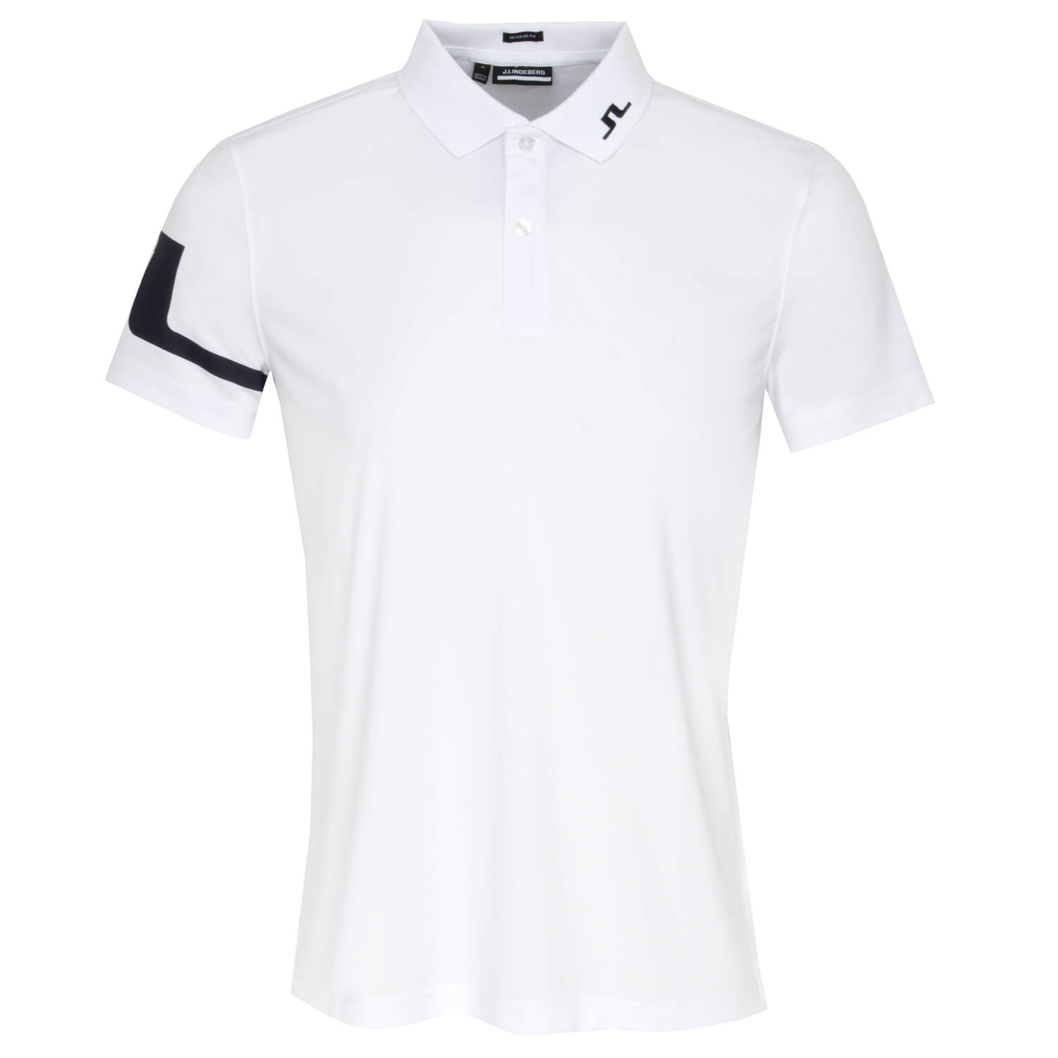 J Lindeberg Heath Golf Polo Shirt White | Scottsdale Golf
