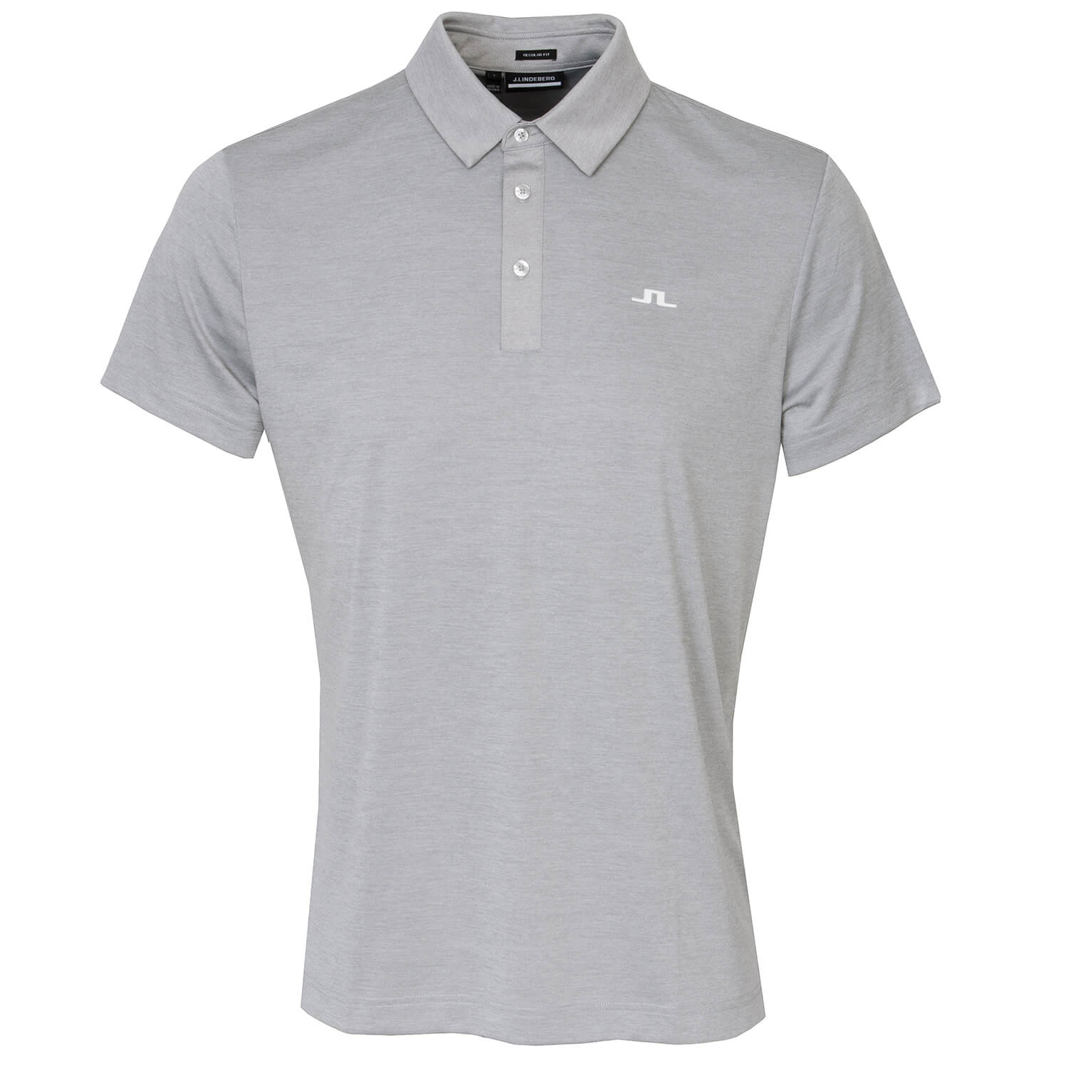 J Lindeberg Tom Polo Shirt Micro Chip Melange | Scottsdale Golf