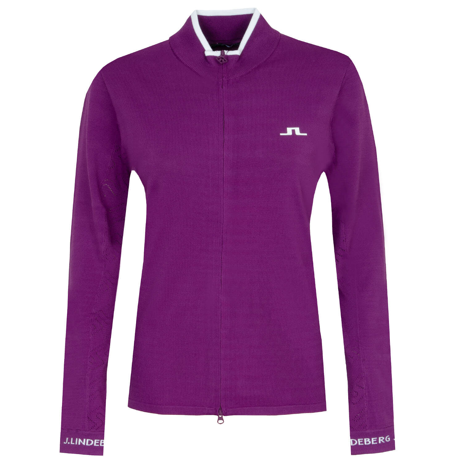 J Lindeberg Alma Full Zip Ladies Knit Sweater