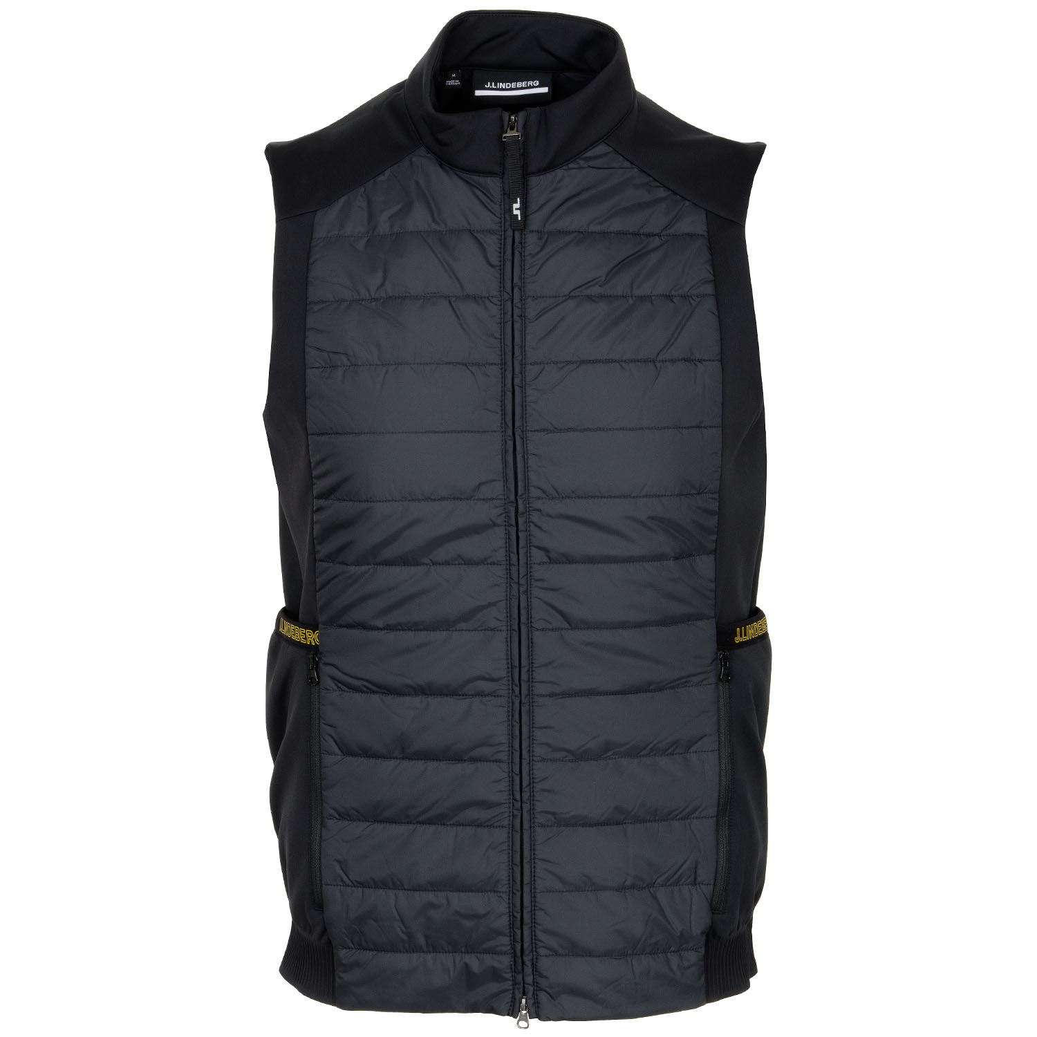 J Lindeberg Kenny Hybrid Vest Black | Scottsdale Golf