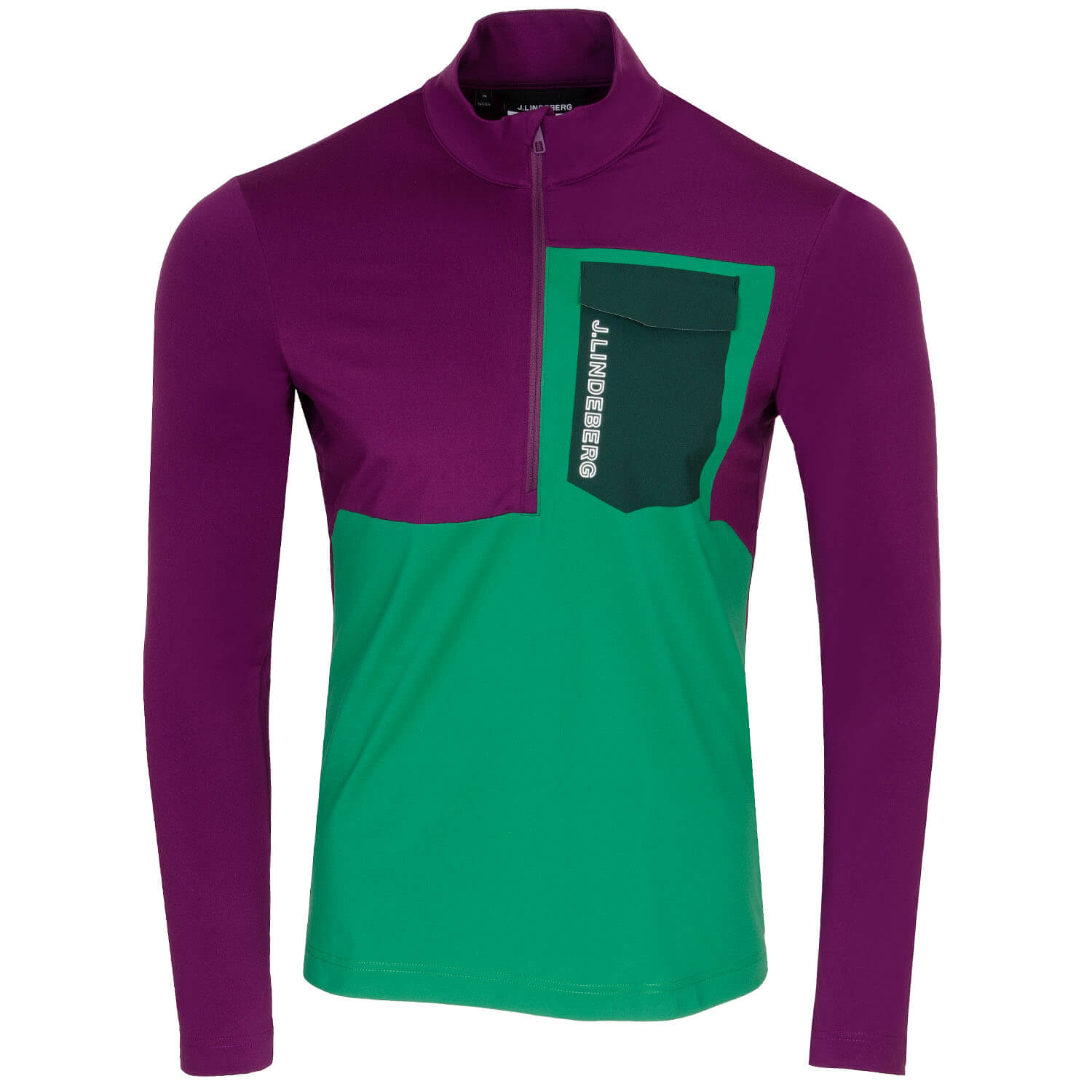 J Lindeberg Methis Zip Neck Sweater