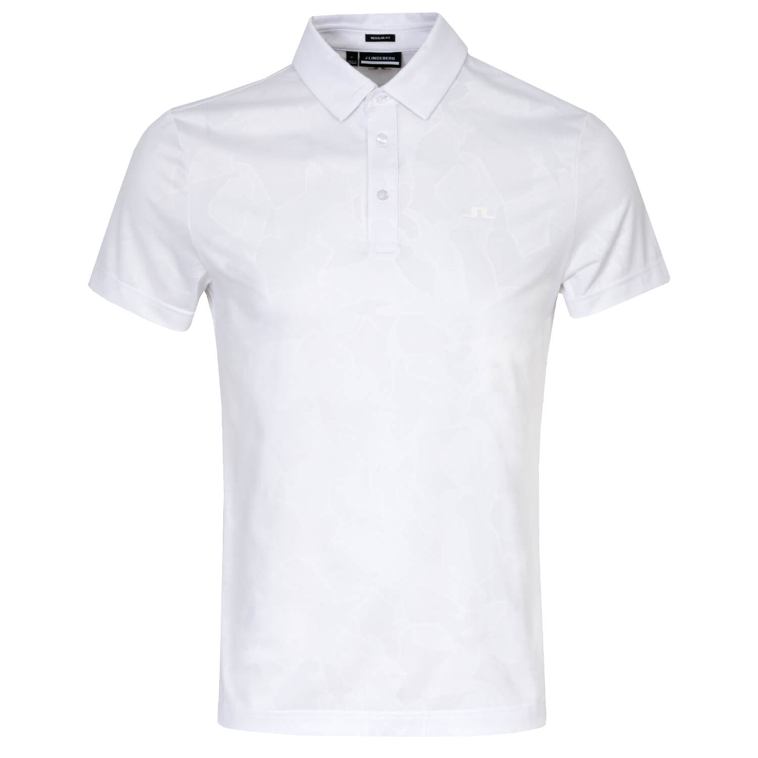 J Lindeberg Clide Polo Shirt White | Scottsdale Golf