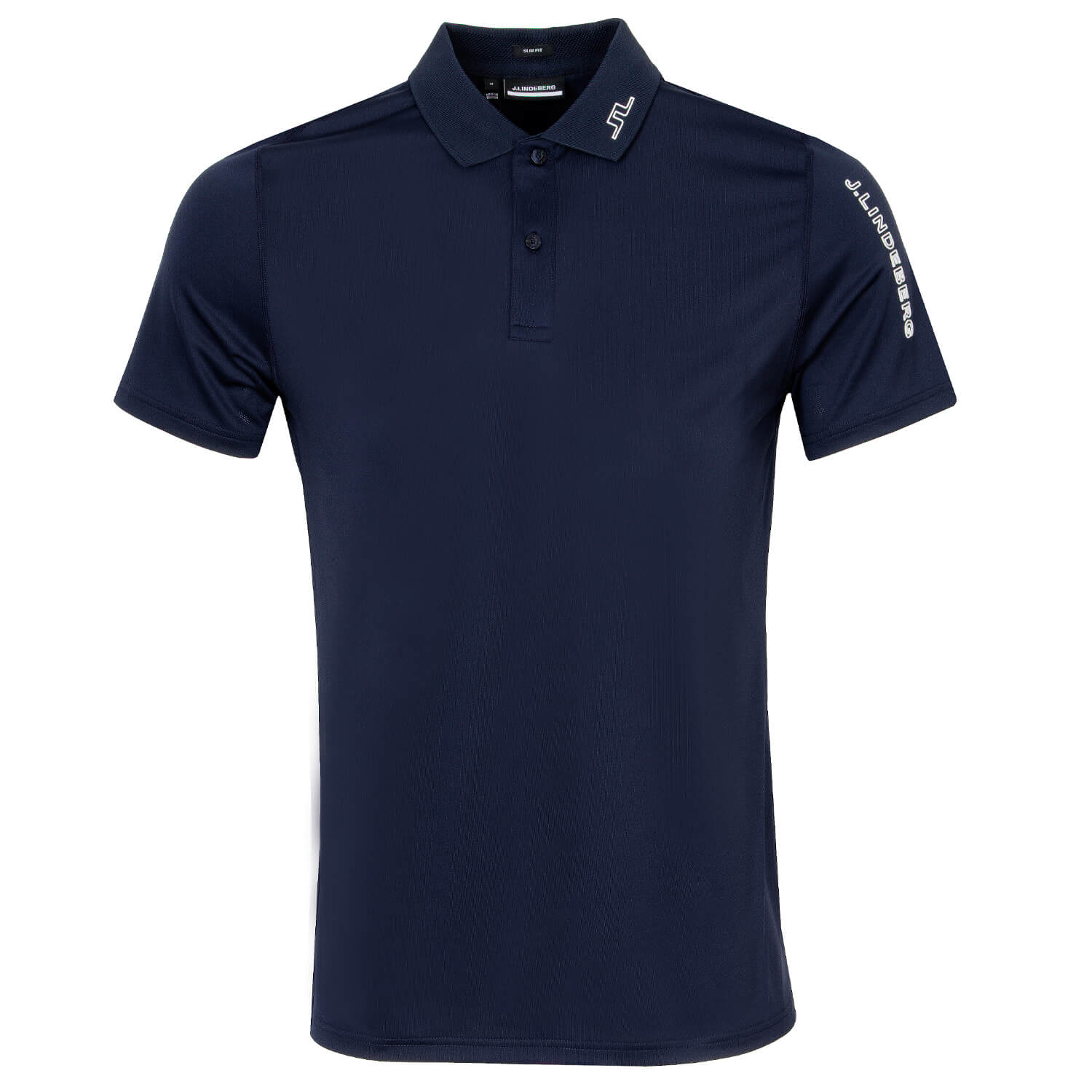 J Lindeberg Jakob Long Sleeved Golf Polo Shirt JL Navy | Scottsdale Golf