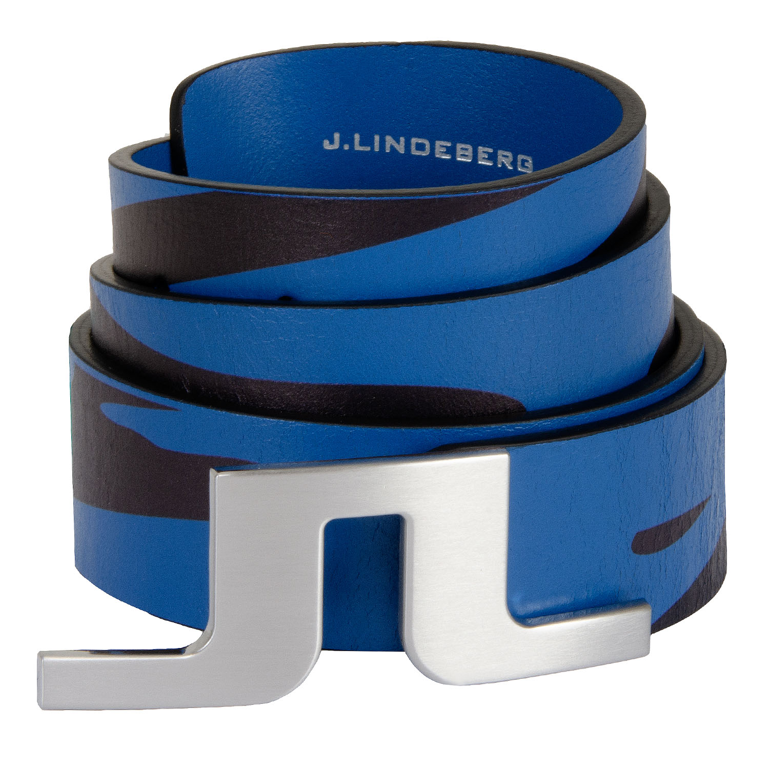 J Lindeberg Bridger Printed Leather Belt