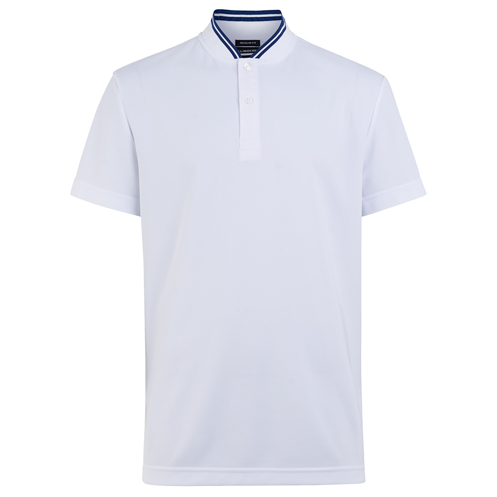 J Lindeberg Tyson Golf Polo Shirt White | Scottsdale Golf