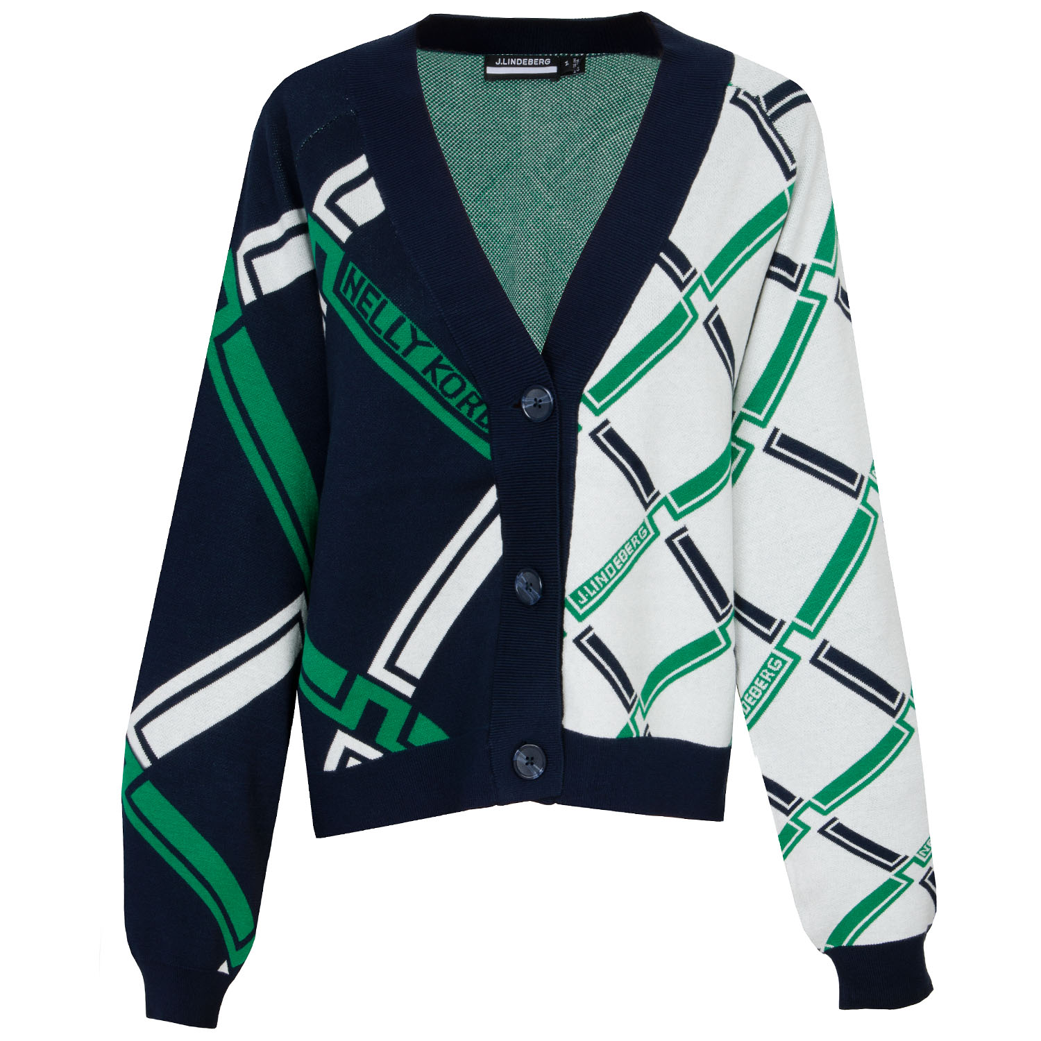 J Lindeberg x Nelly Korda Ladies Knitted Cardigan