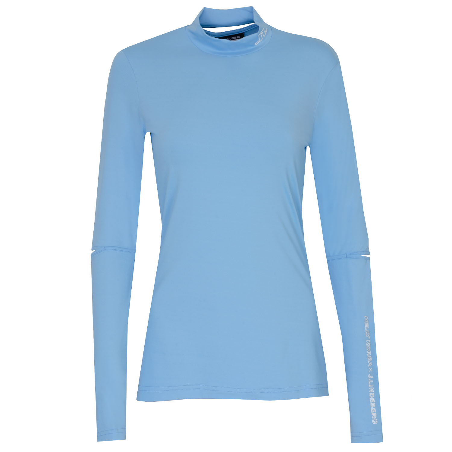 J Lindeberg x Nelly Korda Ladies Mock Neck Long Sleeved Golf Top