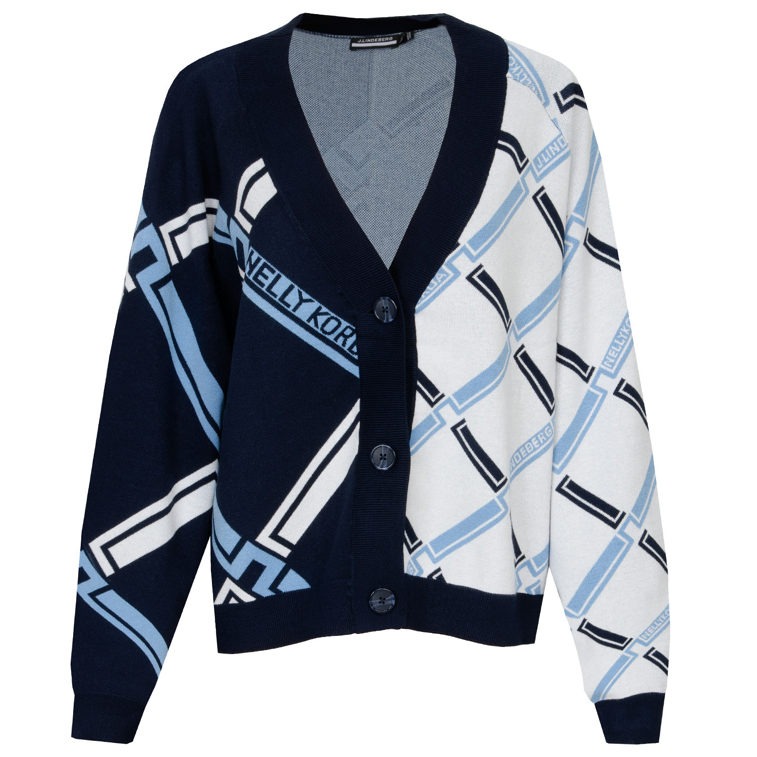 J Lindeberg x Nelly Korda Ladies Knitted Cardigan