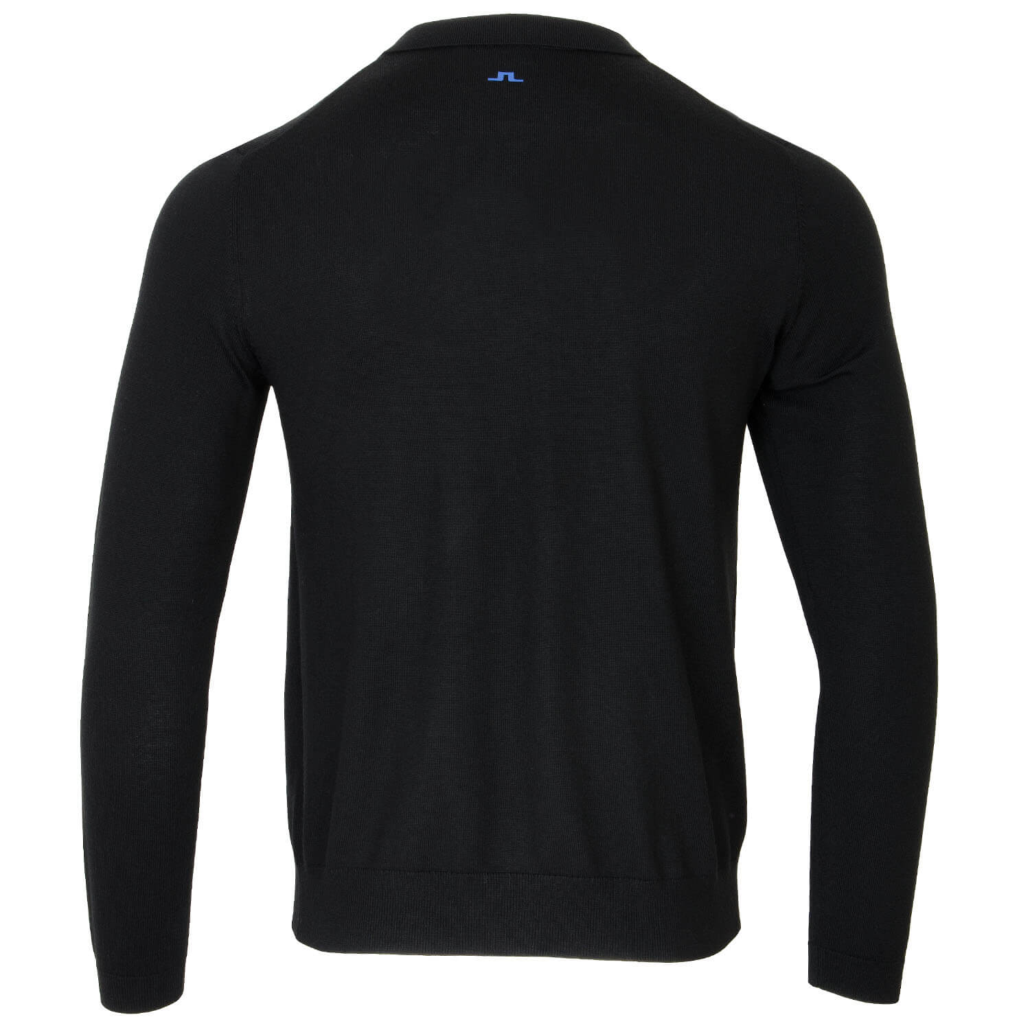 J Lindeberg Arun Zip Neck Sweater Black | Scottsdale Golf
