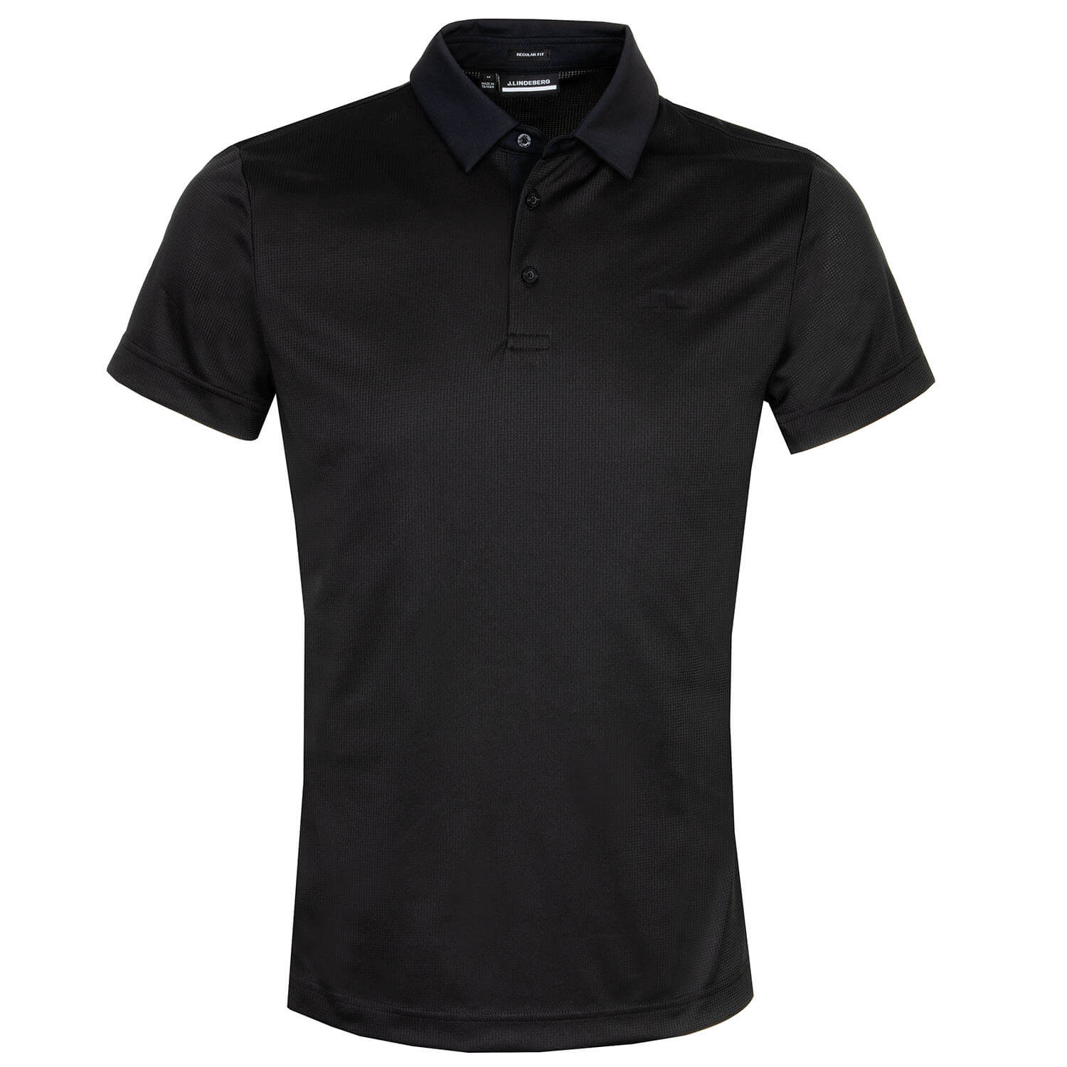 J Lindeberg Cam Polo Shirt Black | Scottsdale Golf