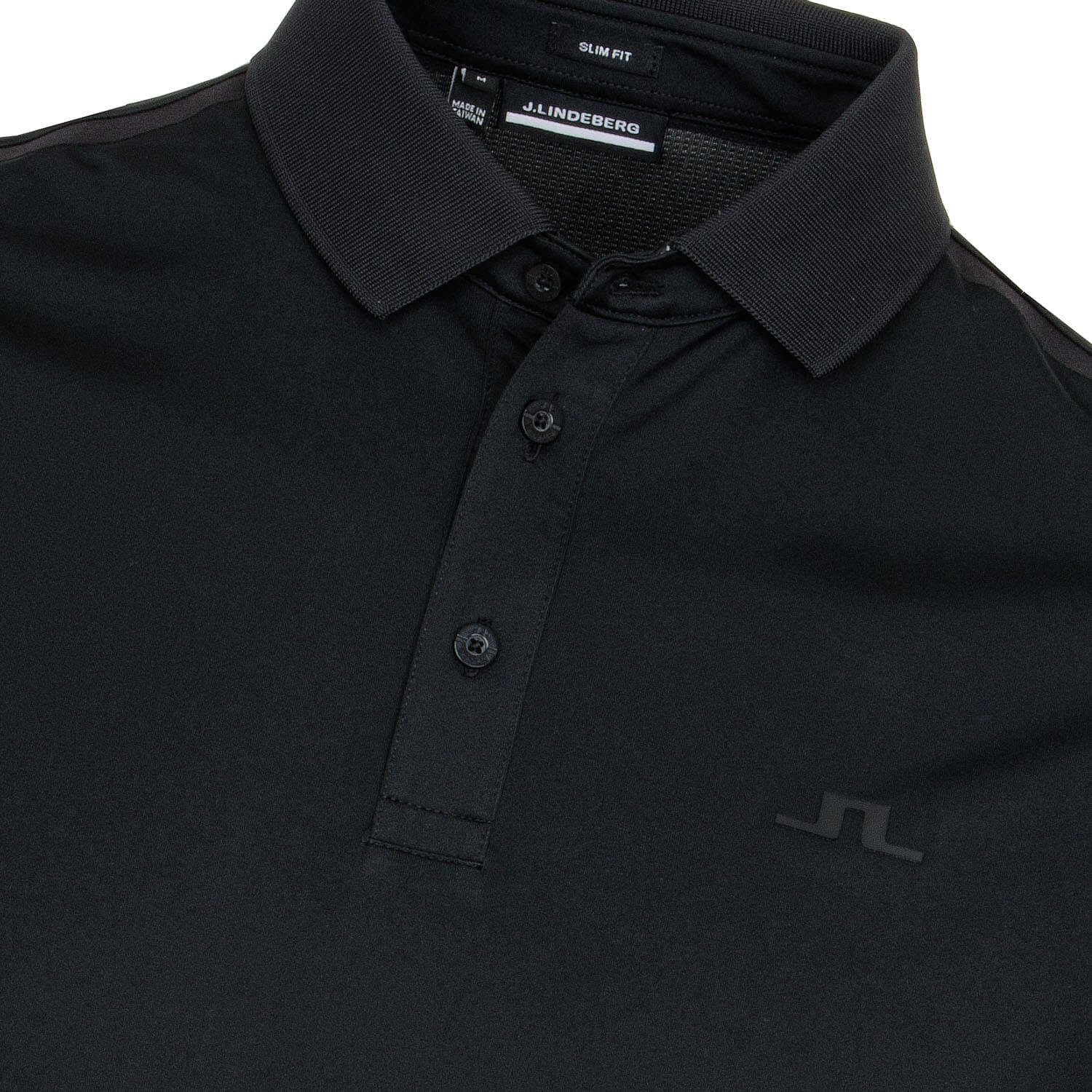 J Lindeberg Ivan Polo Shirt Black | Scottsdale Golf