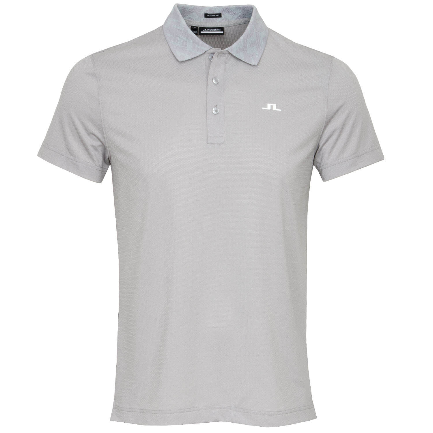 J Lindeberg Karter Polo Shirt Micro Chip Melange | Scottsdale Golf