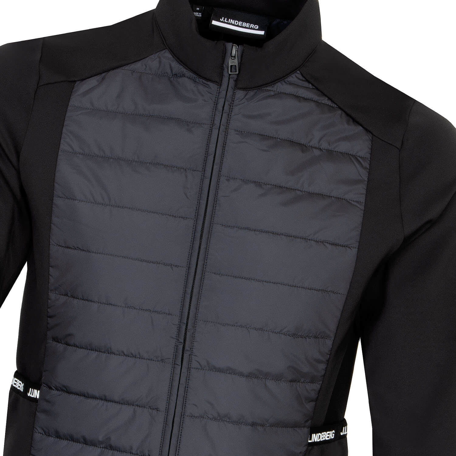J Lindeberg Kenny Hybrid Primaloft Jacket Black | Scottsdale Golf